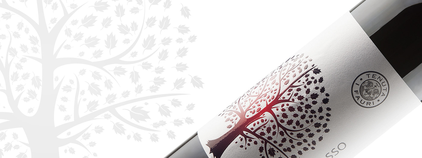 Rossomura Studio |  Ottobre Rosso Red Wine Label Design Work