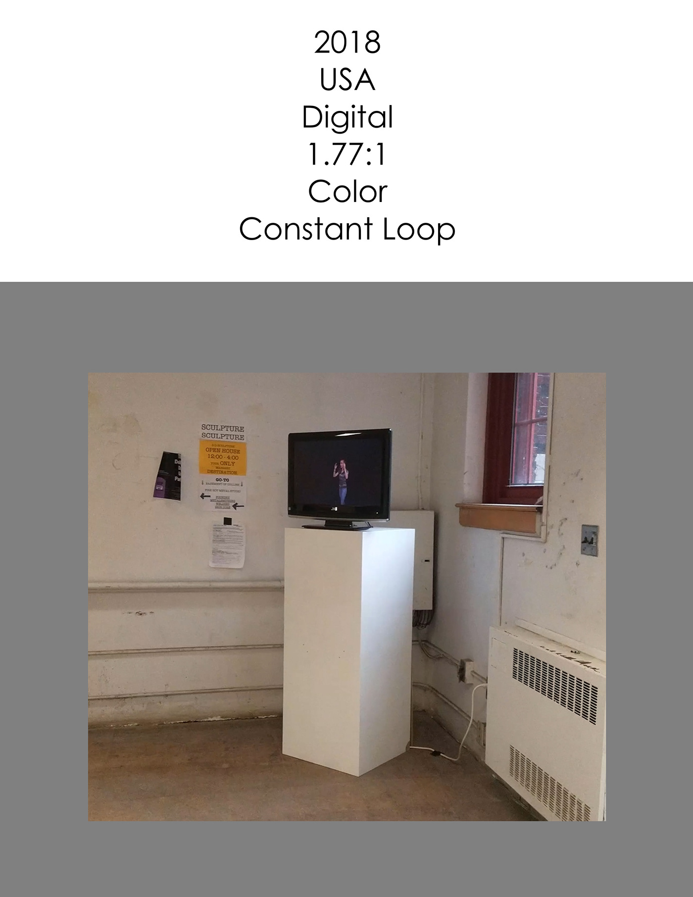massart video installation Experimental Art student films