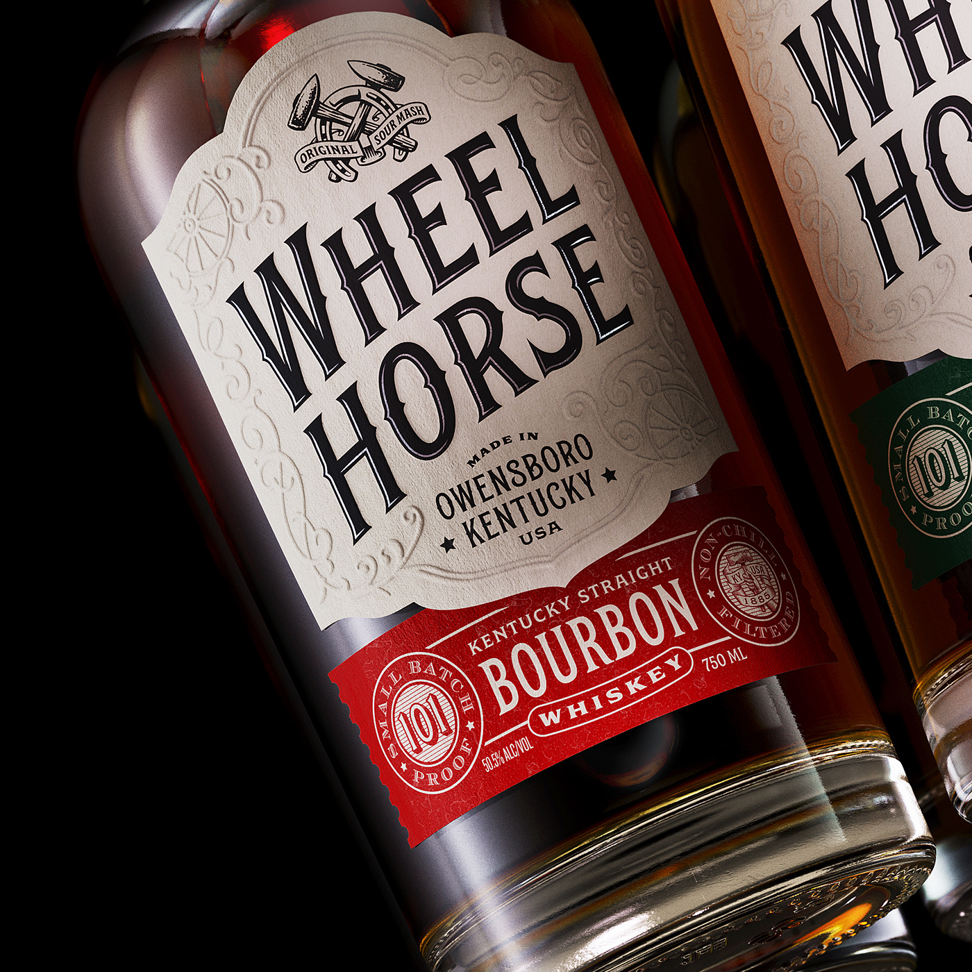 3D bottle Brand Design CGI Packaging visual visualization Whiskey Whisky