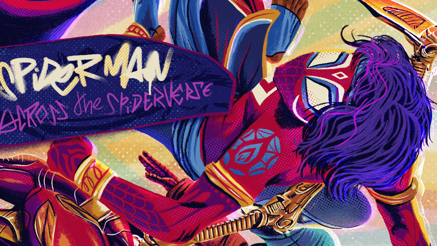 Spider Man marvel comics digital illustration art poster Poster Design ILLUSTRATION  Digital Art  Character design 