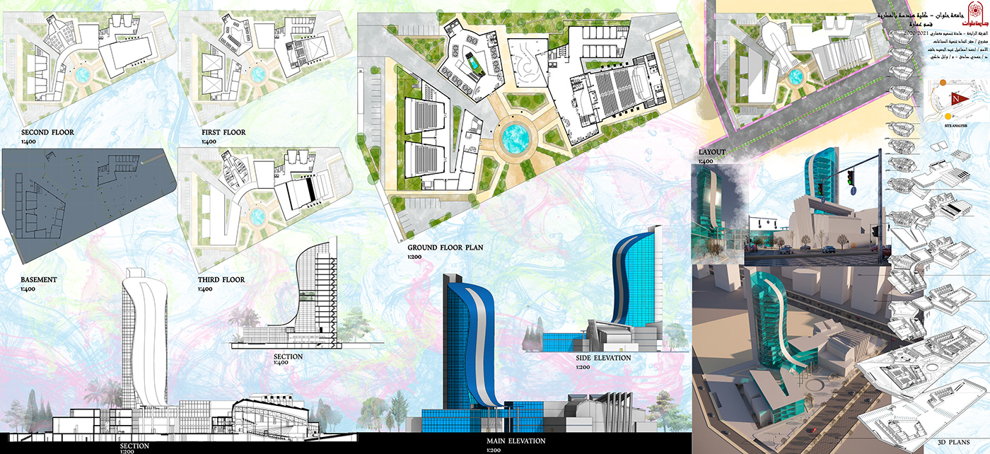 3D 3ds max Arcchitecture architectural design banner design exterior visualization vray