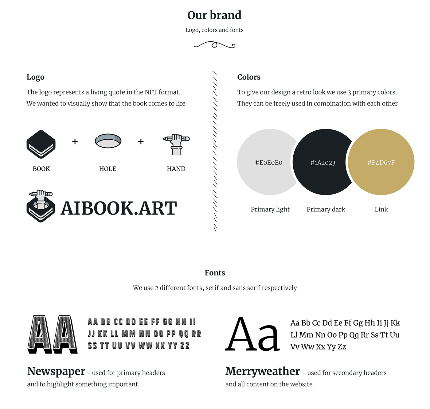 ai Classic collage literature Logo Design nft product design  UI/UX Website