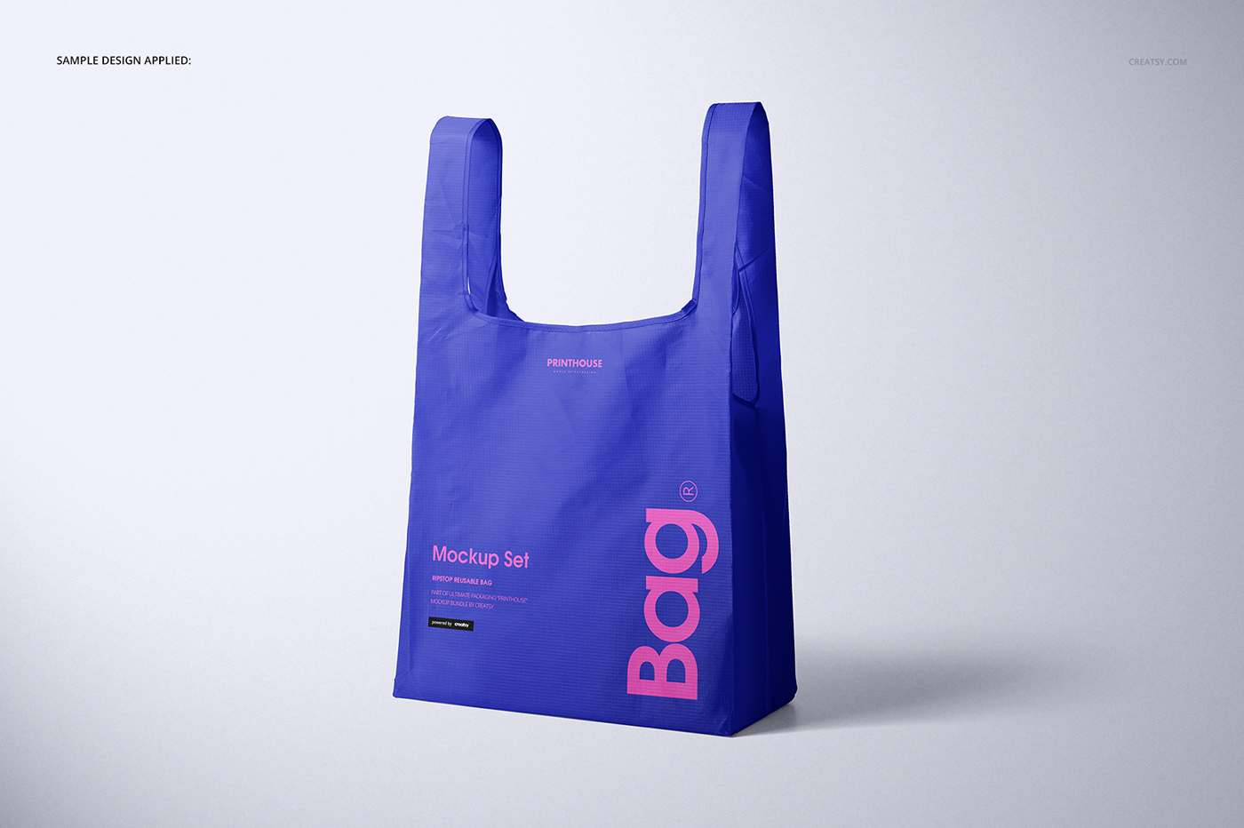 Download Ripstop Reusable Bag Mockup Set Ripstop Reusable Bag M on ...