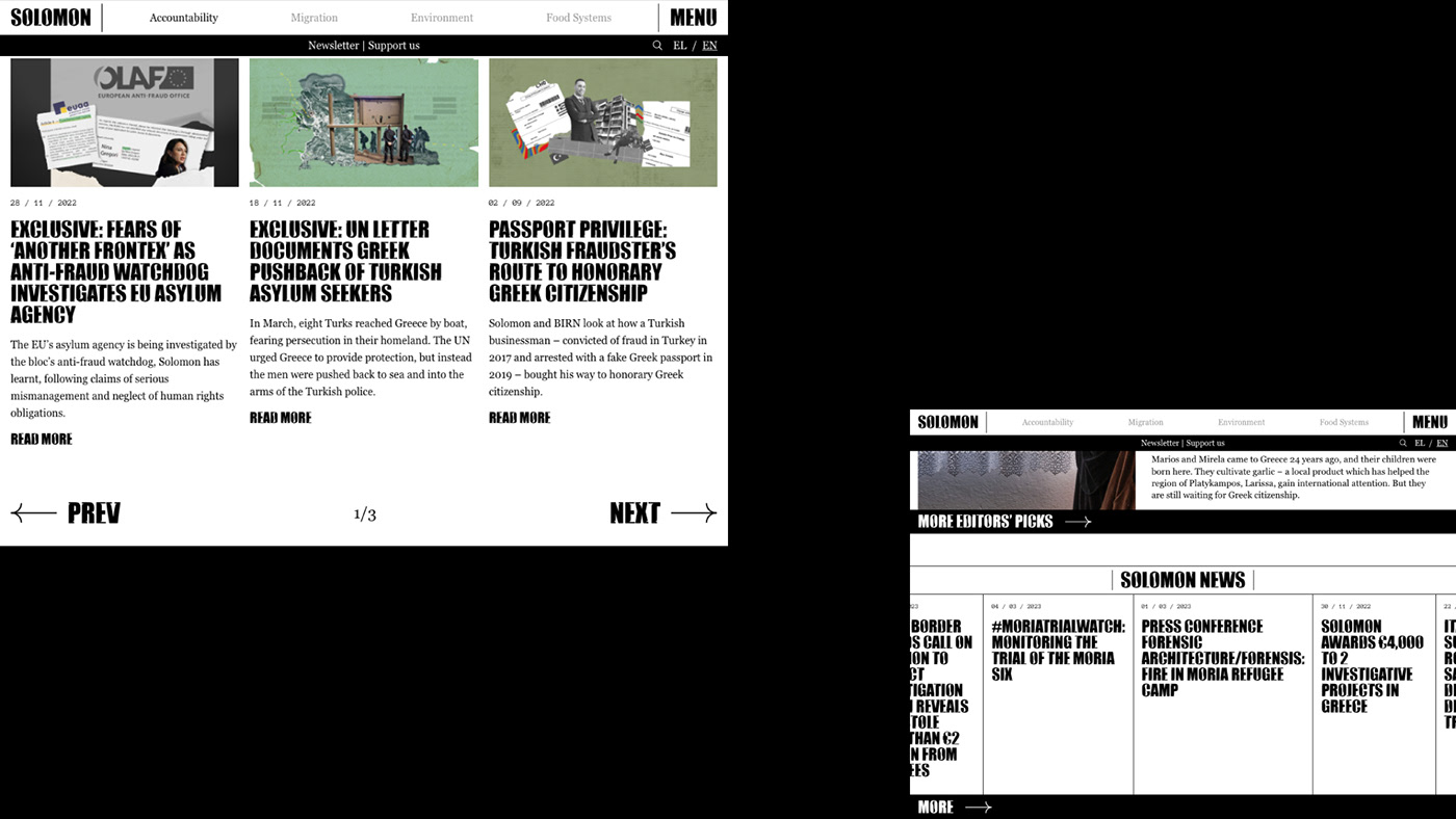 news newspaper newswebsite UI/UX serif Mono customfont typedesign font design journalism  