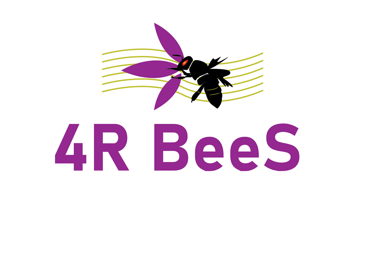 4R Bees Logo on Behance