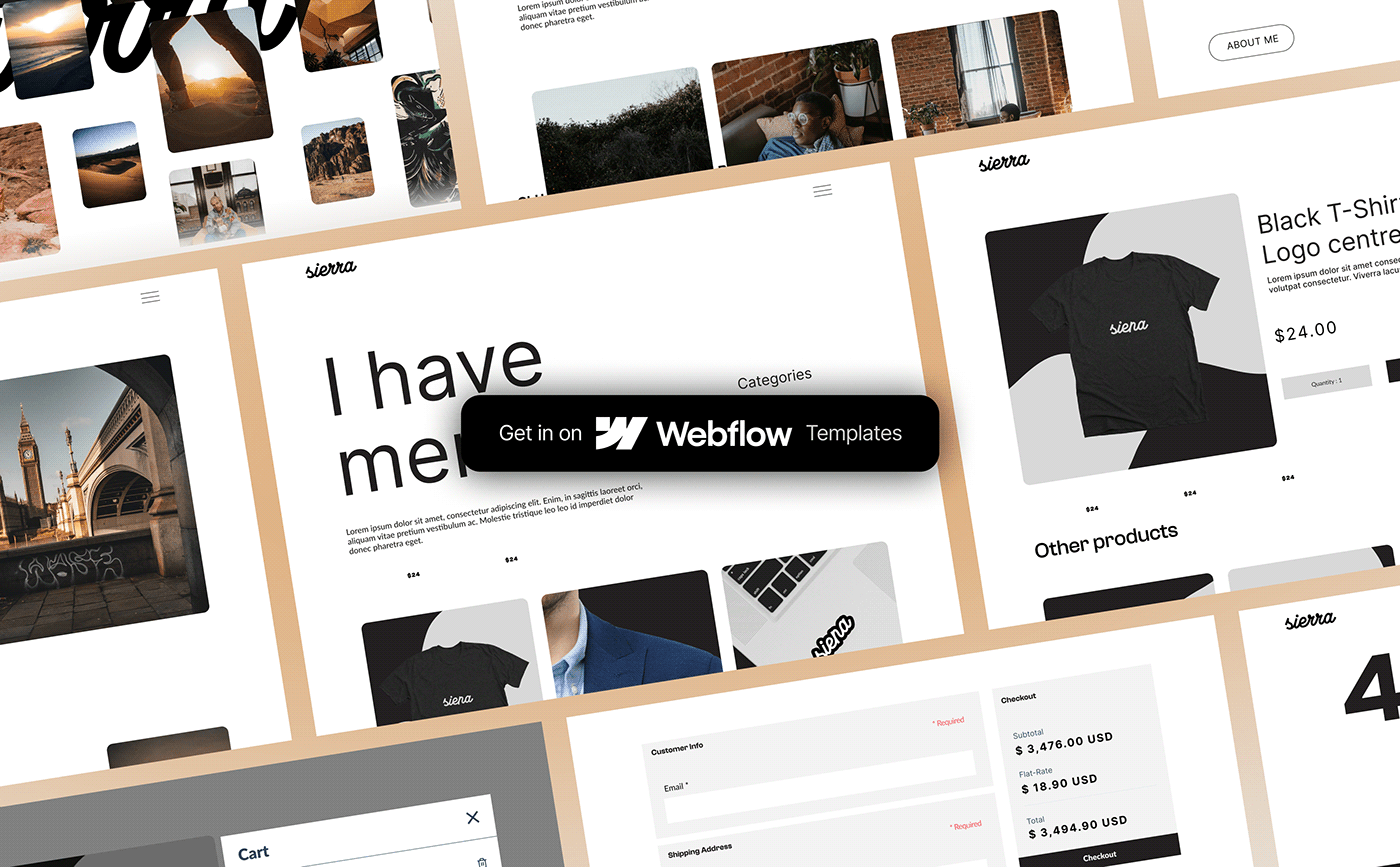design interior design  Photography  creative Blog personal Fashion  Resume Technology Webflow