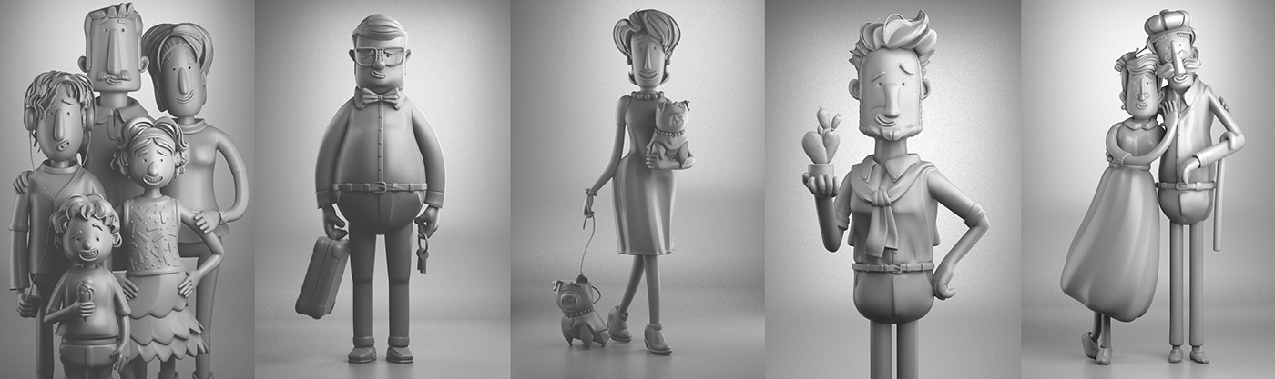 clay Plasticine CGI 3D modo