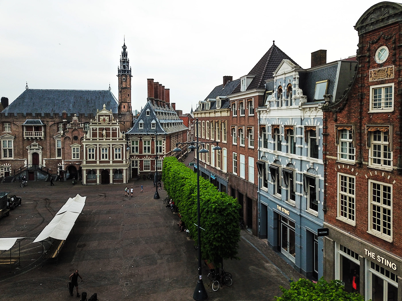 Haarlem Lisse Netherlands drone