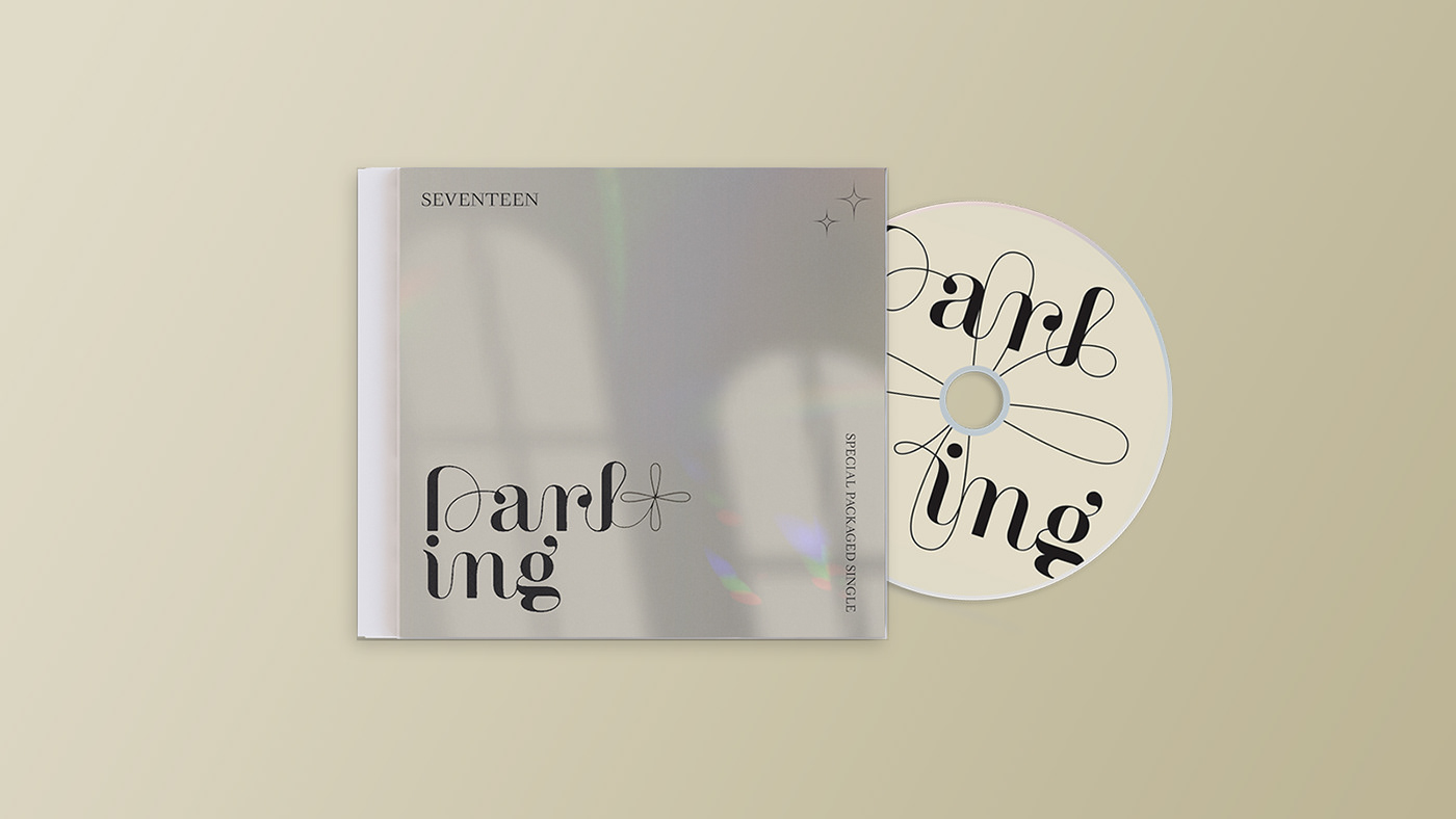 artist artwork cd Cover Art graphic design  kpop Music Artwork Packaging Seventeen SVT