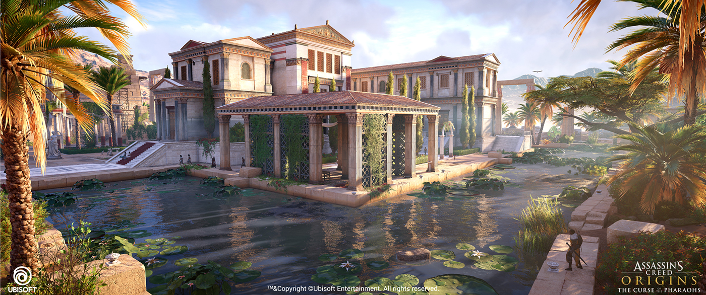 Assassin's Creed Game Art LEVEL ART environment architecture AAA game ubisoft design 3D