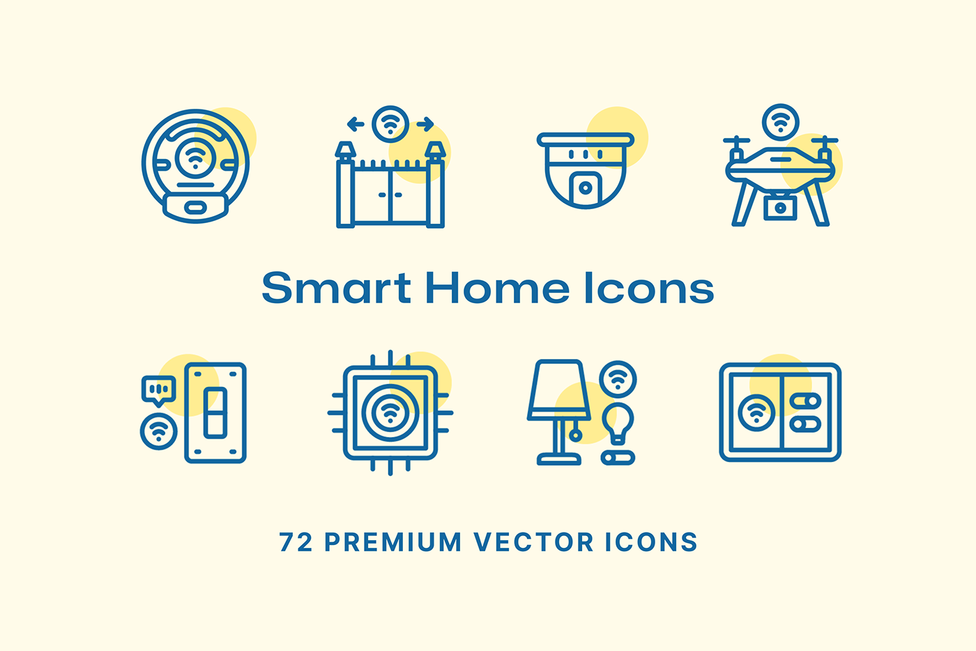 smarthome Technology Icon vector network icon pack iconography security home Internet of Things