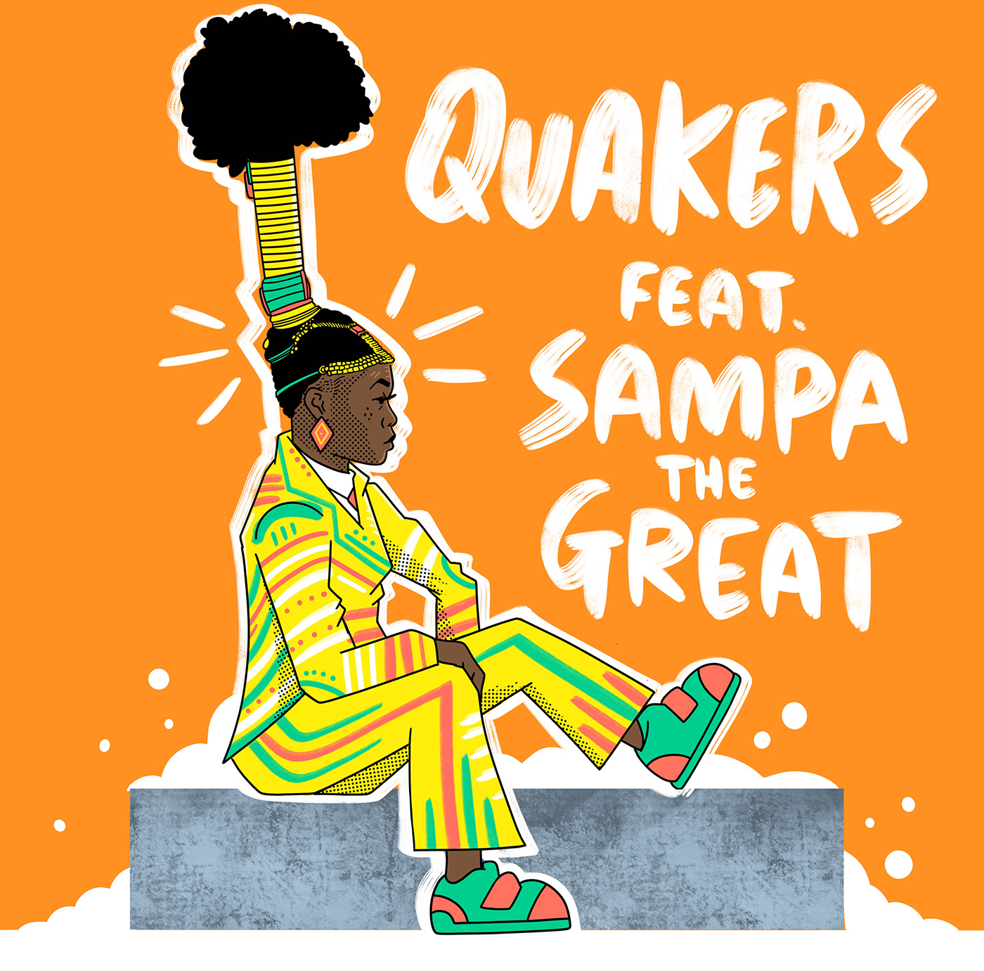 hip hop music music video Quakers rap Sampa the Great Stones Throw Records super heroes cartoon