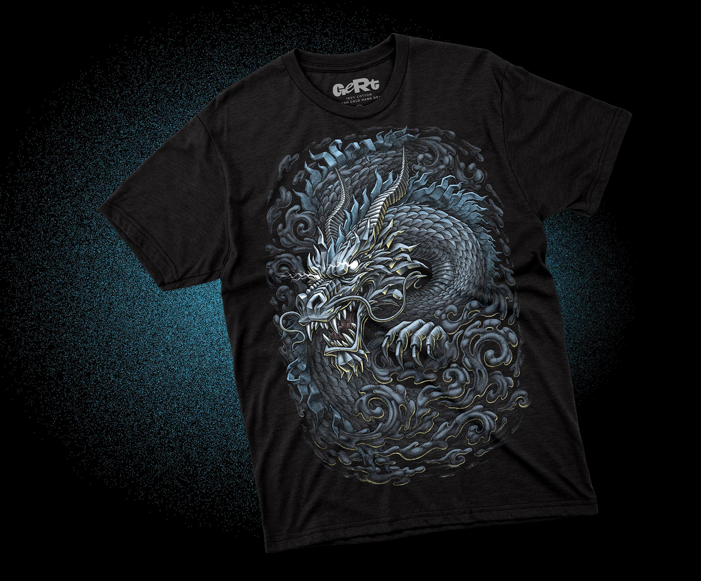dragon print t-shirt Tshirt Design
