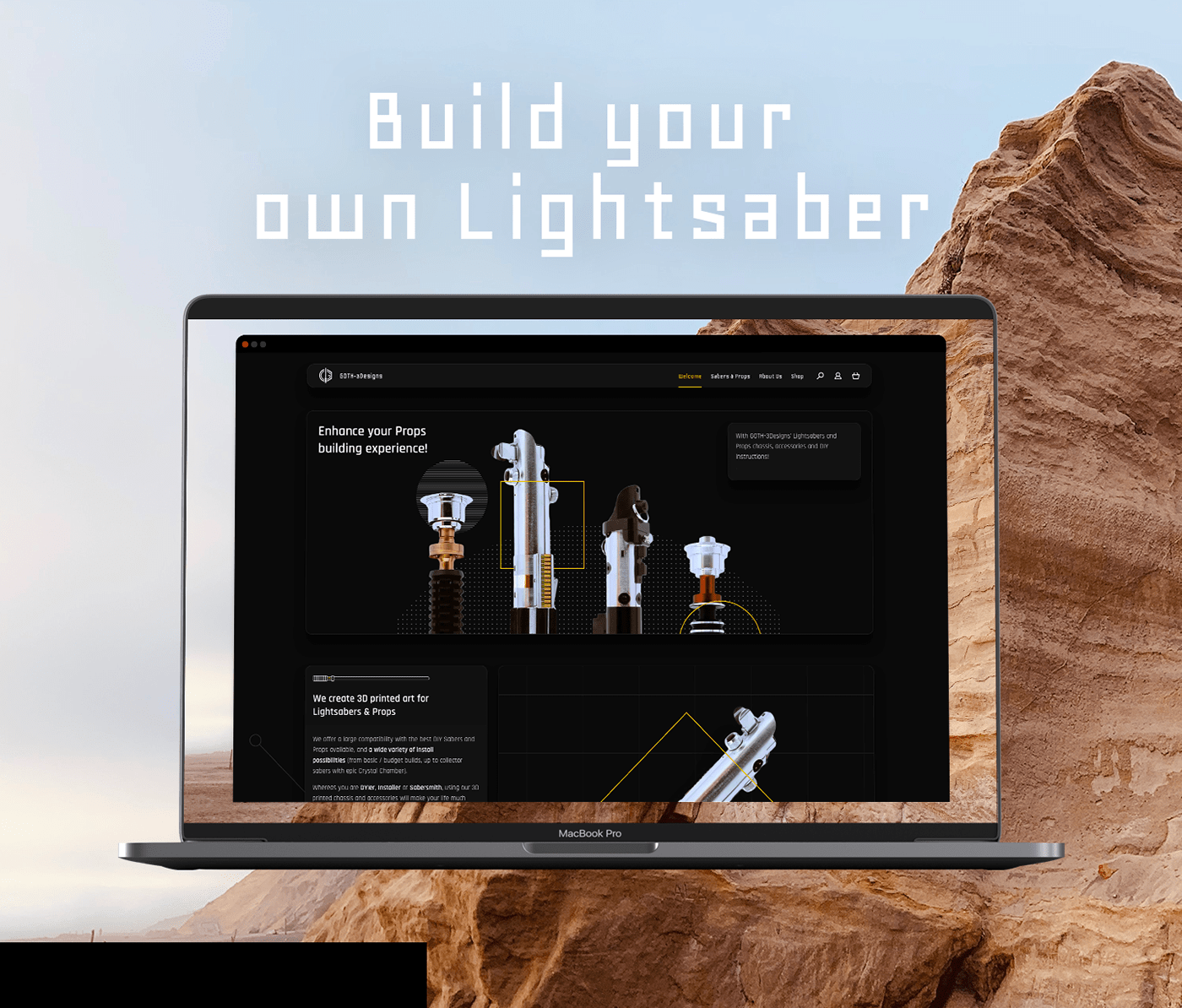 graphic design  icons lightsaber star wars Web Design  wordpress