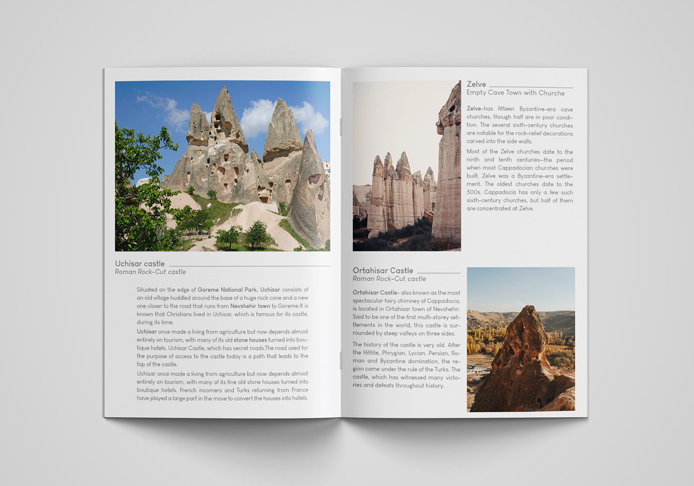 brochure brochure design cappadocia Travel brochuredesign