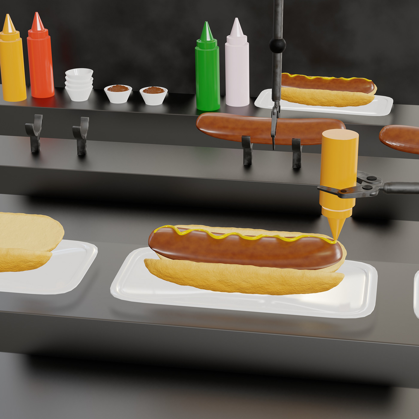 blender 3drender 3dmodeling animation  blendercycles Food  digitalart Noai ILLUSTRATION  design