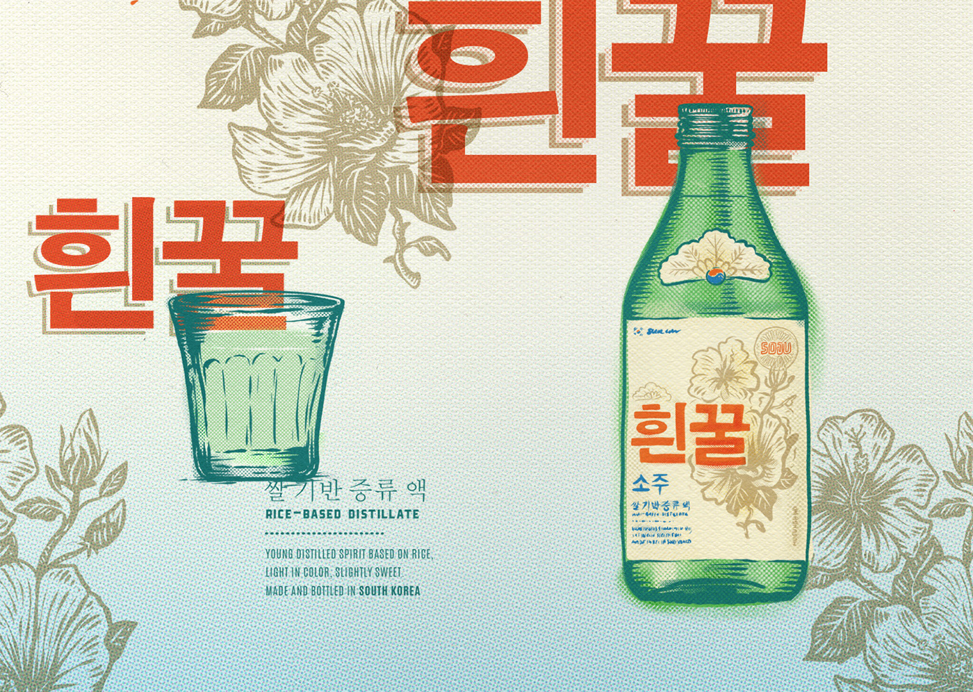 art design destilado destilled diseño Korea Pack package Packaging soju