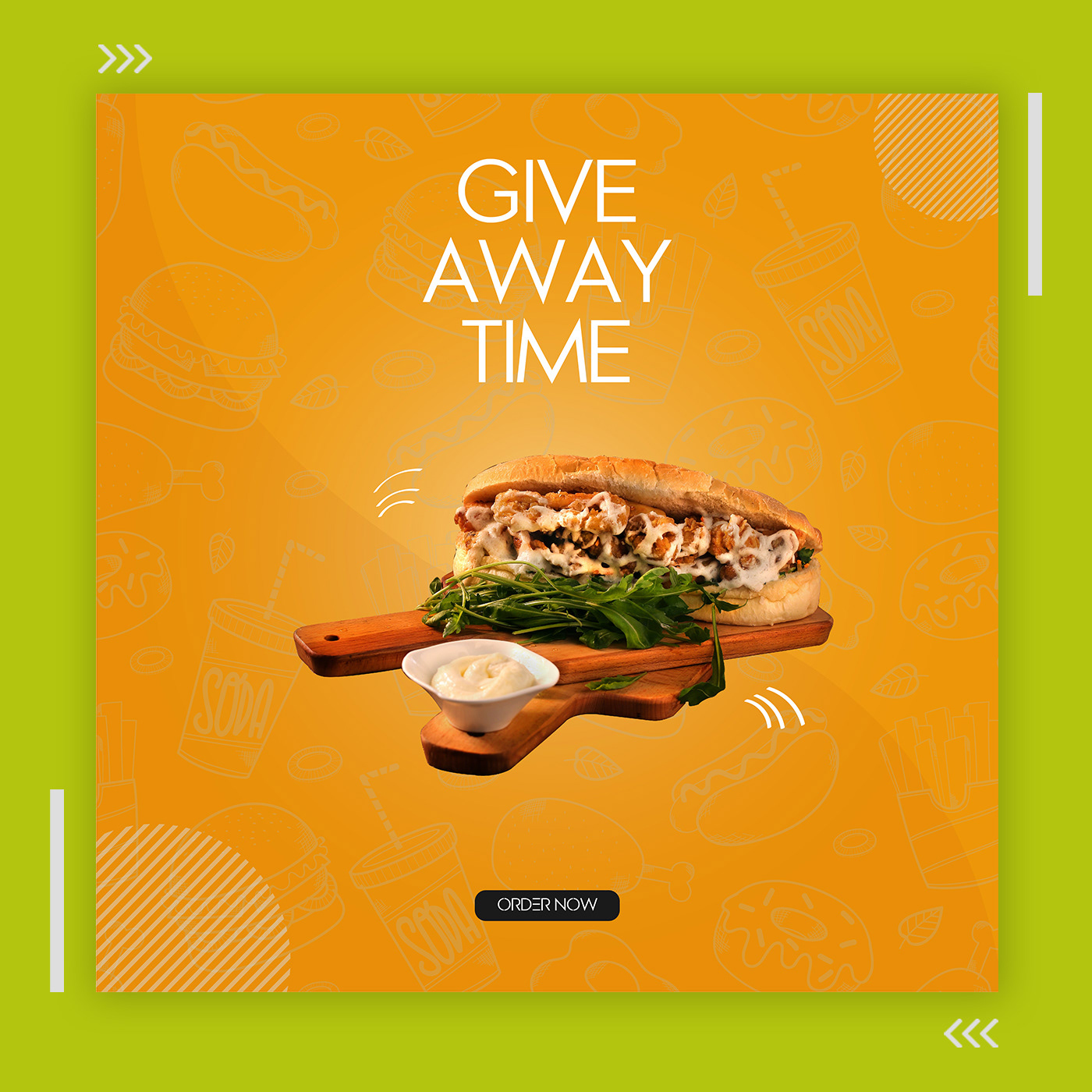 bannerpromotion burger cafe chinesefood  Food  foodinstagram marketing   Promotion Socialmediabanner steak