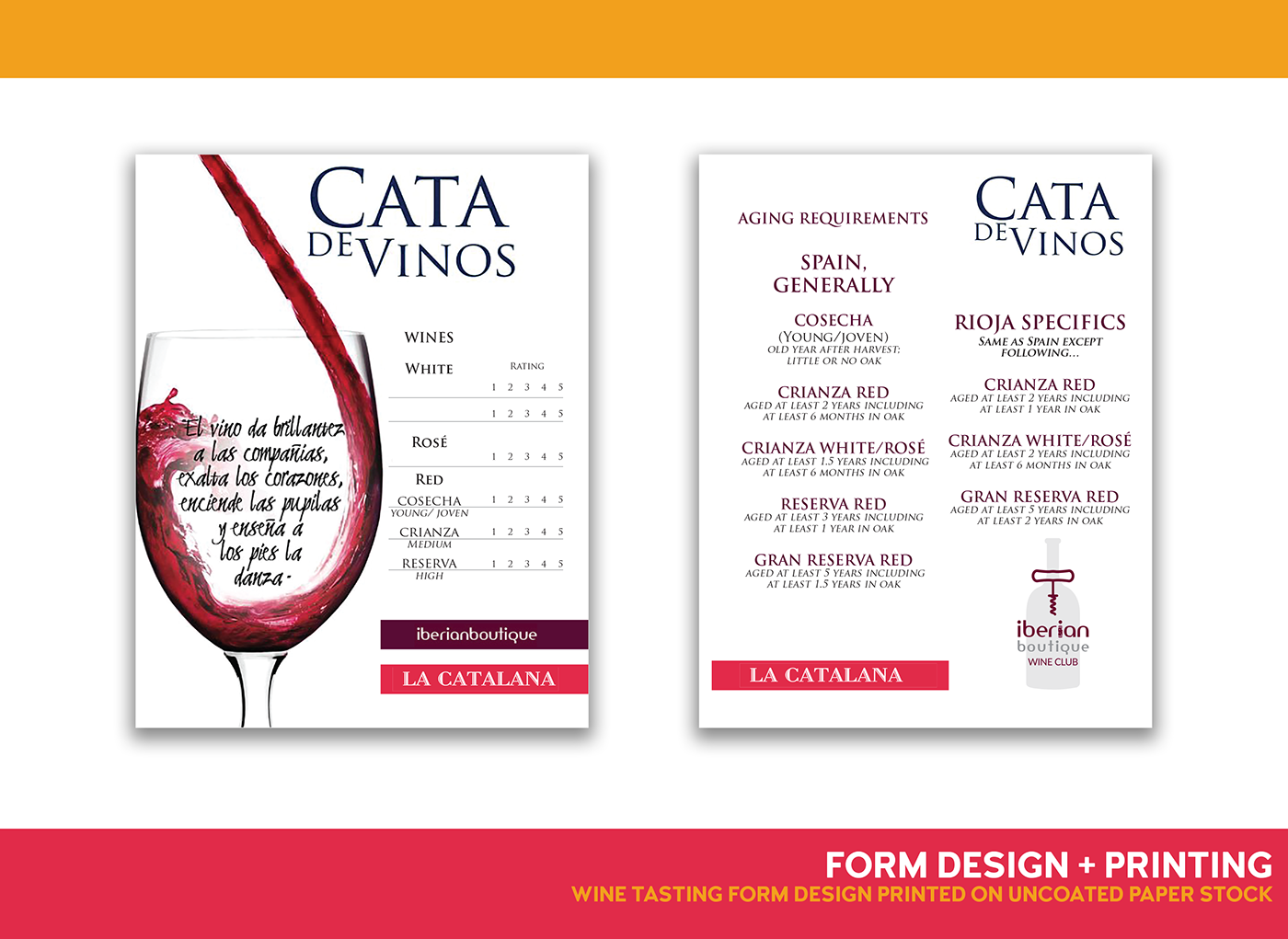 menu Printing restaurant catalana
