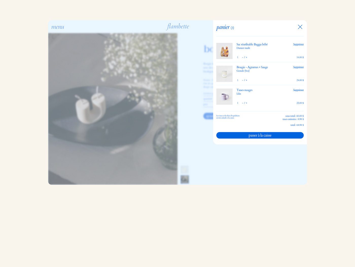 beauty e-commerce interaction Montreal shop UI/UX ux Web Website Wellness