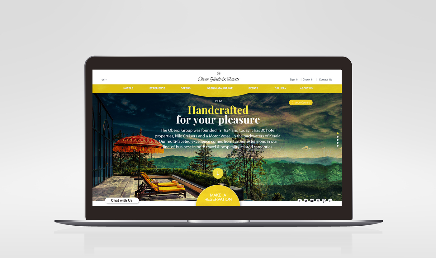 Webdesign hotelwebsite luxurywebsite indian Hospitality hotelindustry