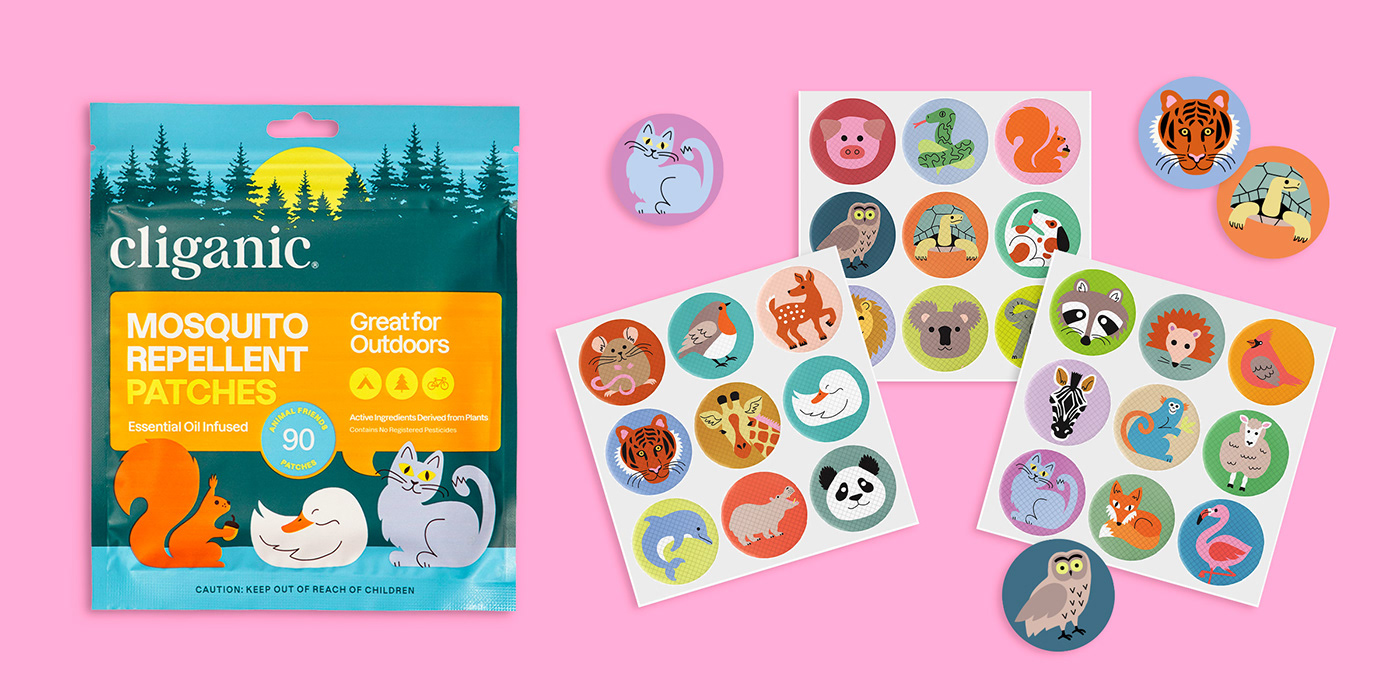 product illustration ILLUSTRATION  sticker pack colorful Character design  concept art digital illustration animals cute kawaii