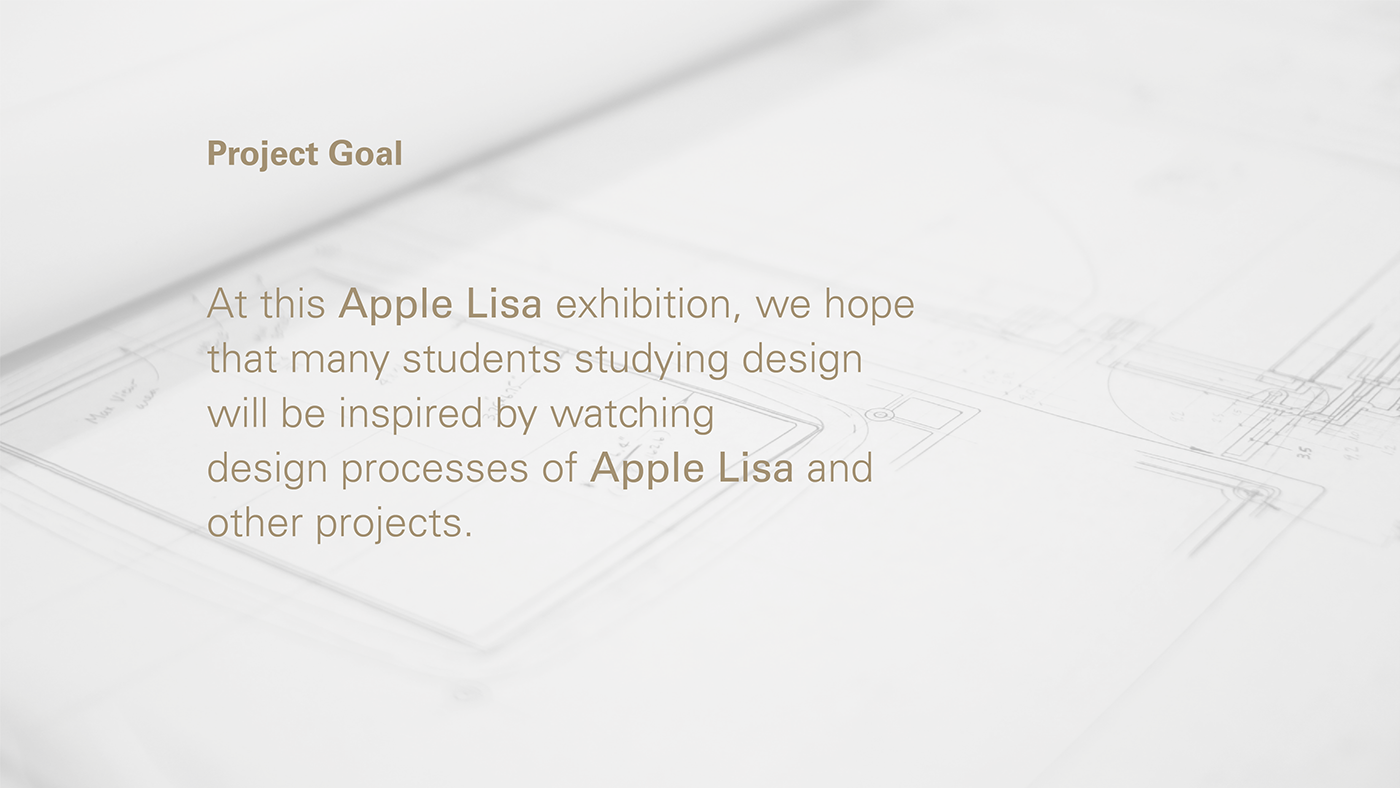Exhibition  Space design Apple computer lisa seoul Brand Design graphic design  motion picture sketch DDP