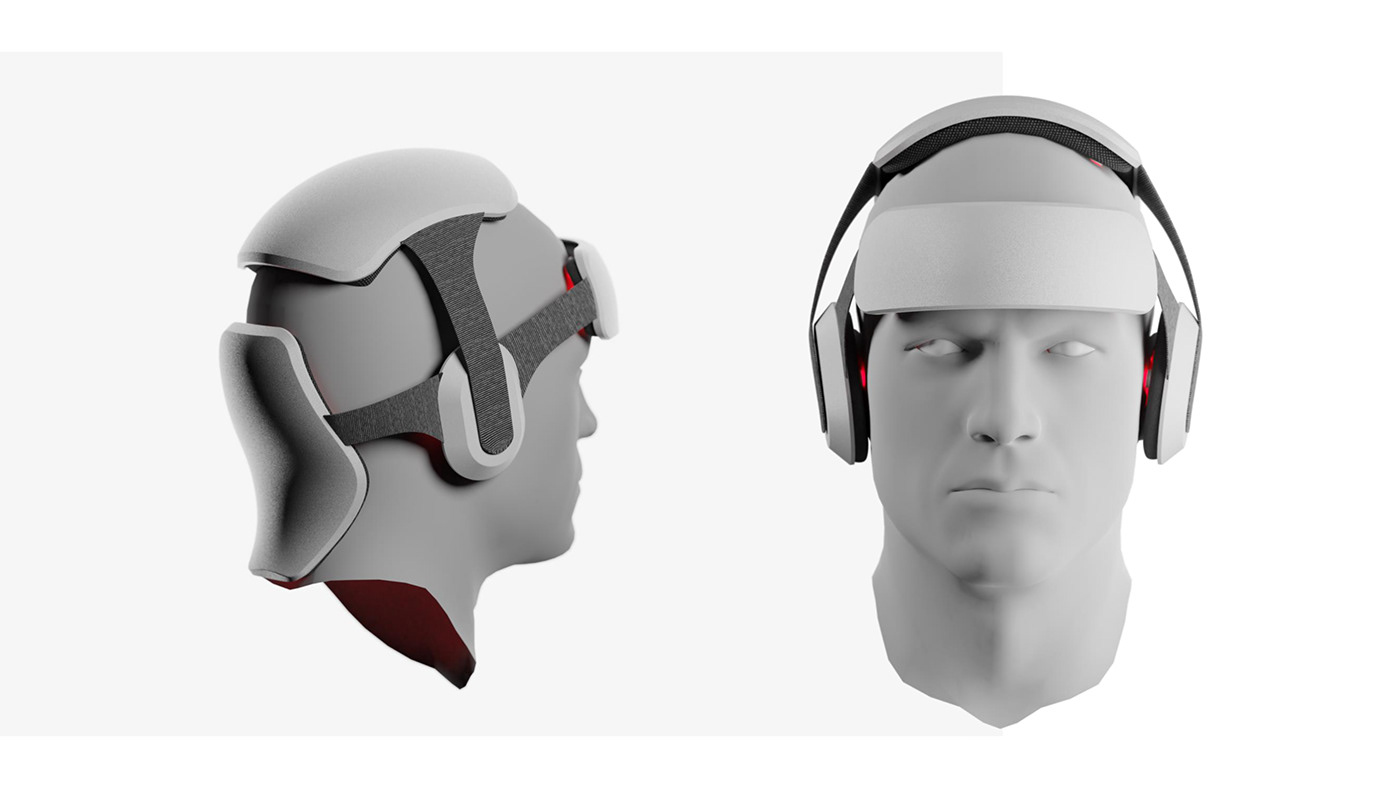 industrial design  product design  medical parkinsons disease Helmet
