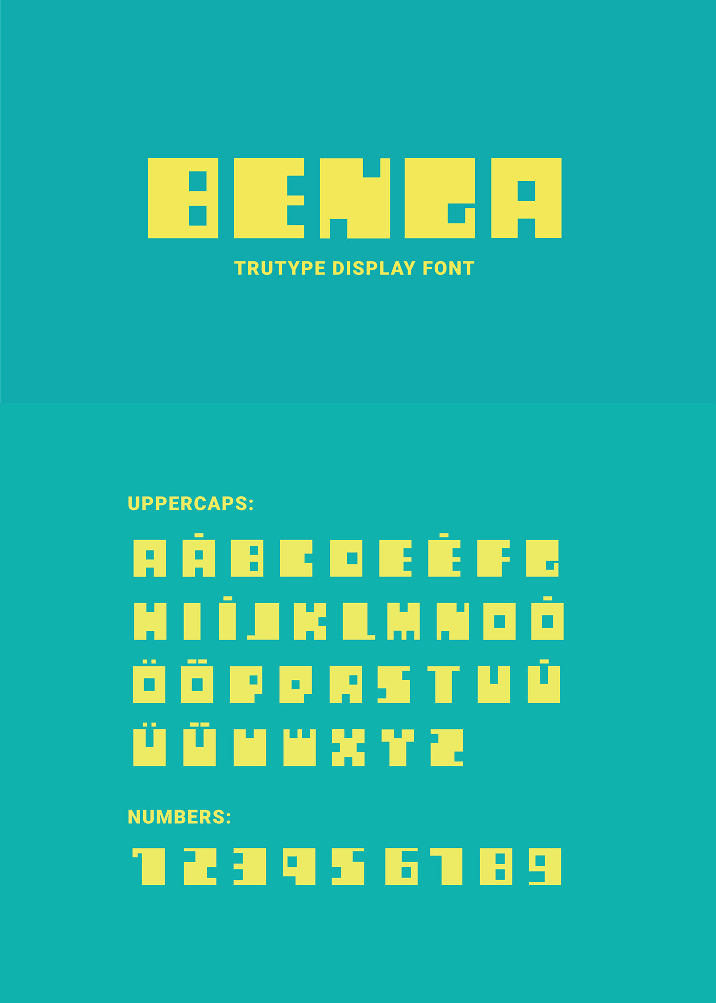benga Block Fonts bold font cool fonts Creative Font font free free type handmade fonts