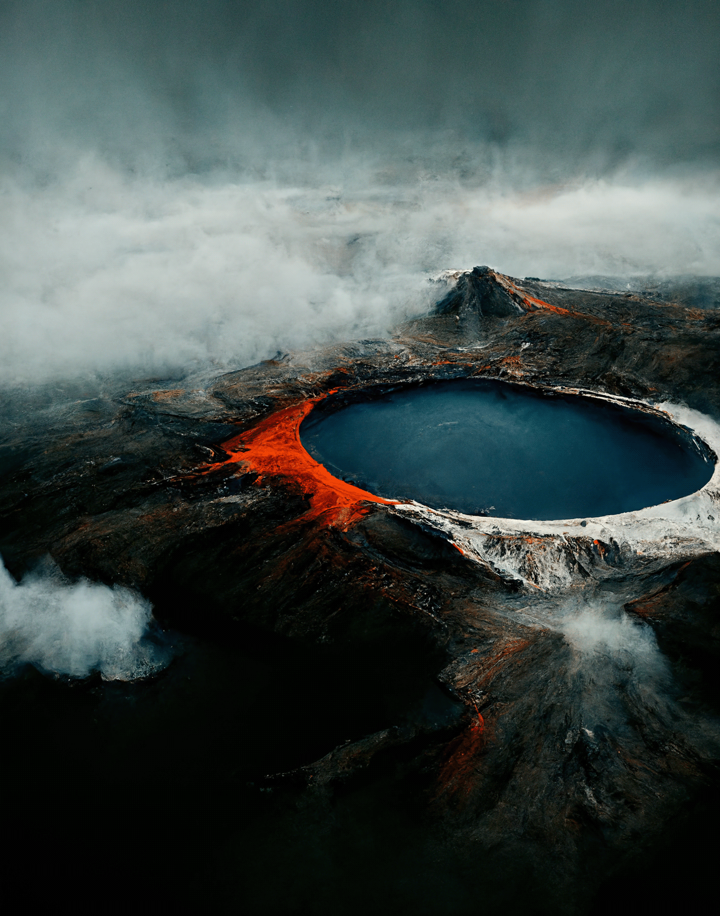 artificial intelligence cinematic dark Digital Art  fine art generative iceland Landscape moodboard Photography 