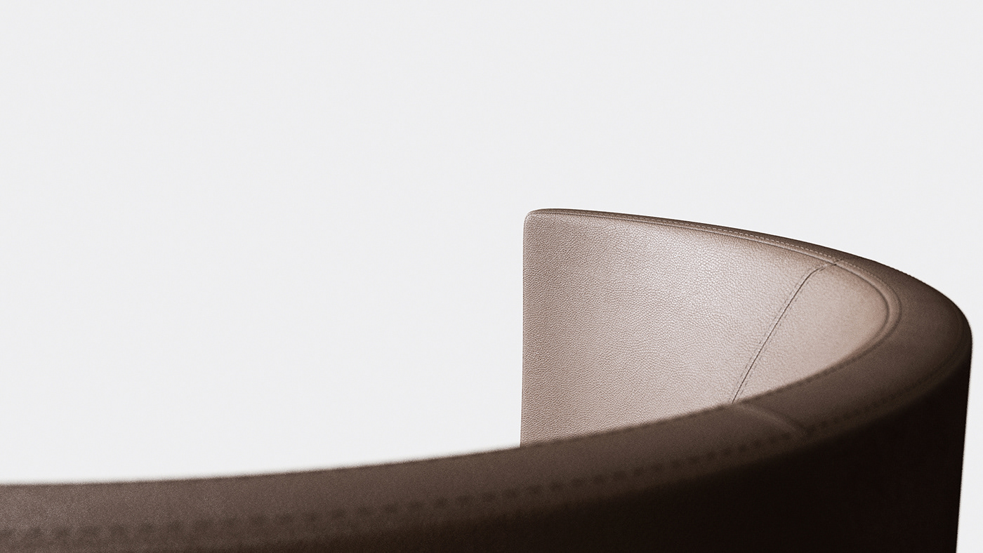 3D armchair chair corona design detail Interior product Render