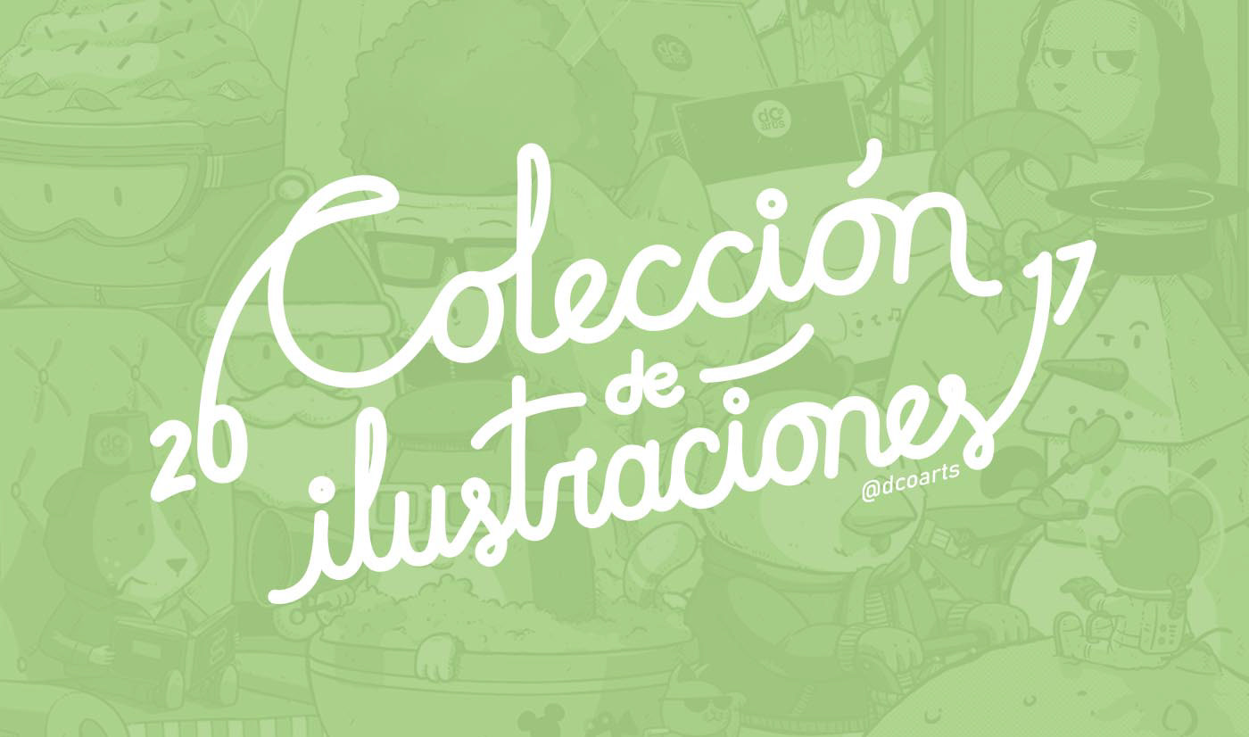 dcoarts creative ILLUSTRATION  characters minimalist Collection