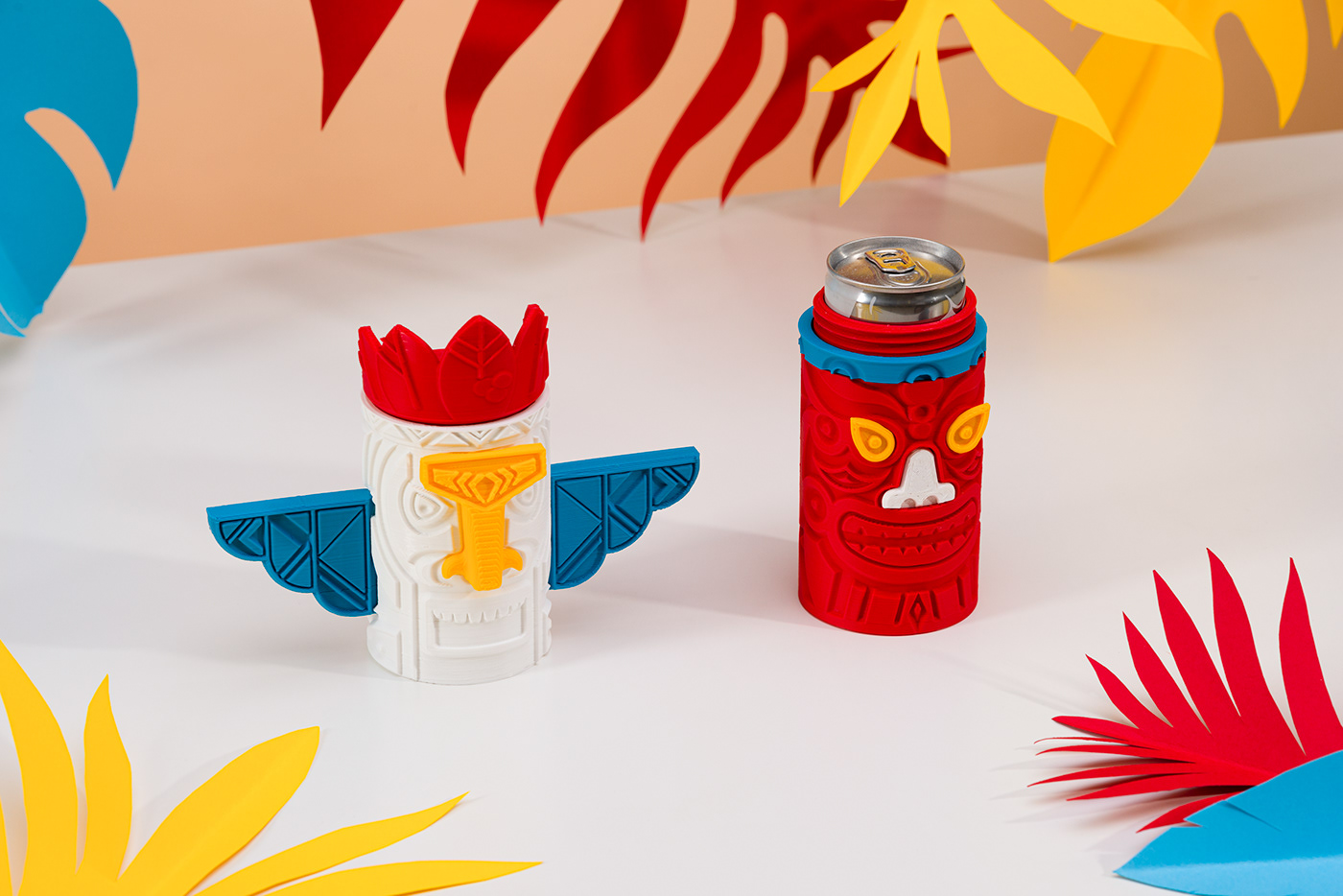 Packaging Red Bull energy drink Advertising  craft Tropical summer