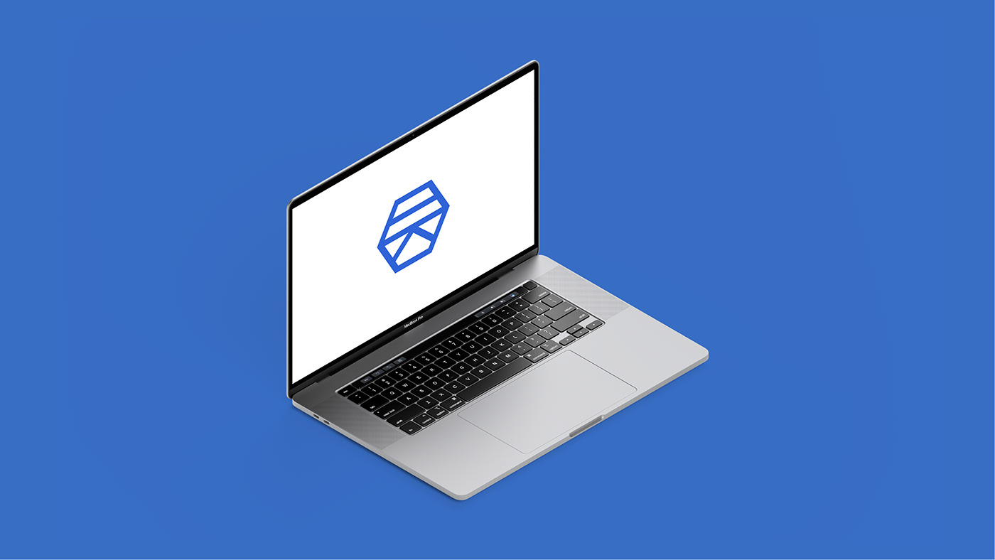 blue identity logo software Technology