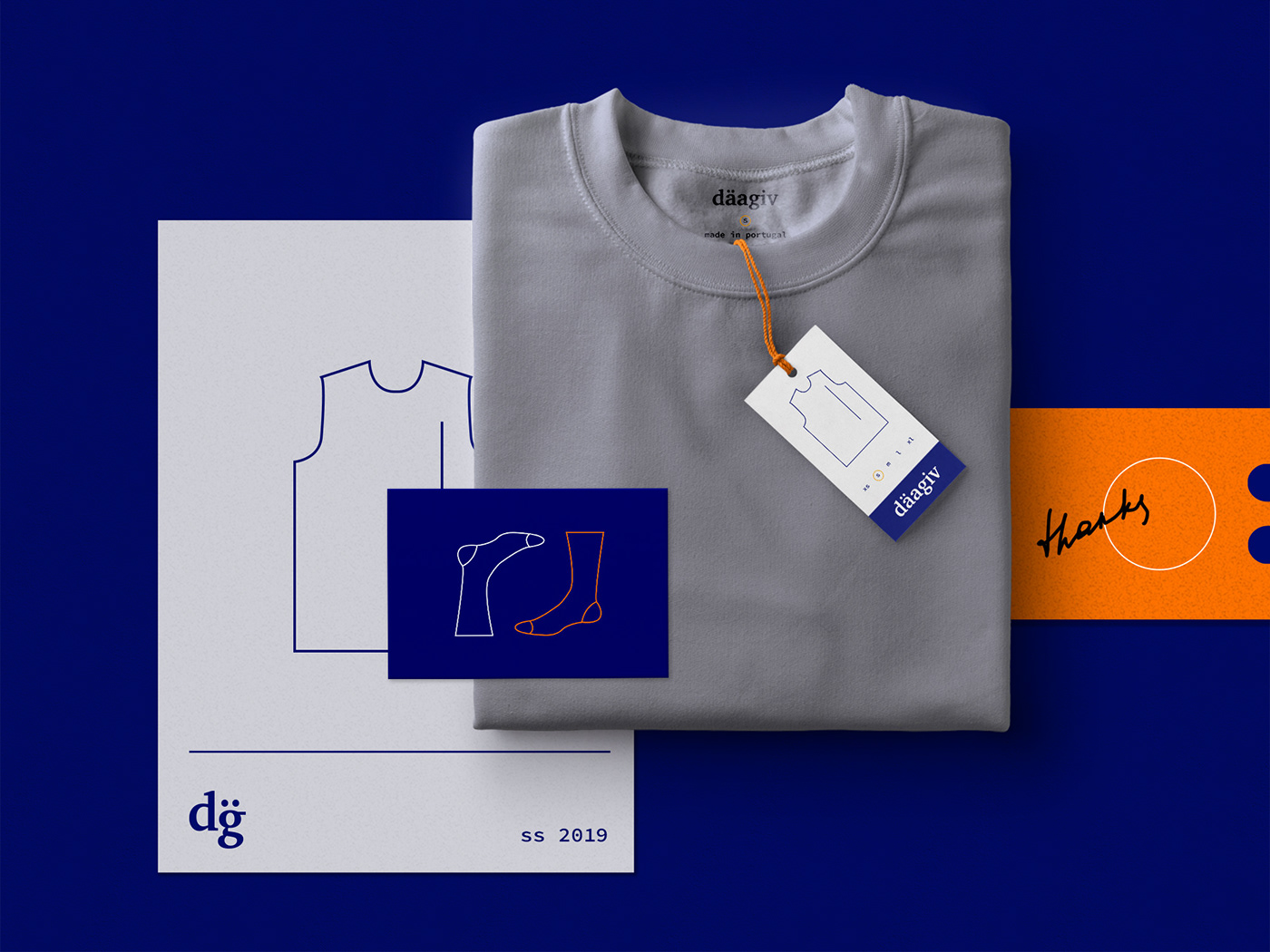 Clothing apparel Fashion  identity logo modern minimalistic Portugal