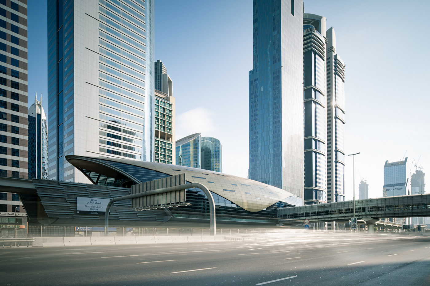 dubai UAE metropolis freeway road
