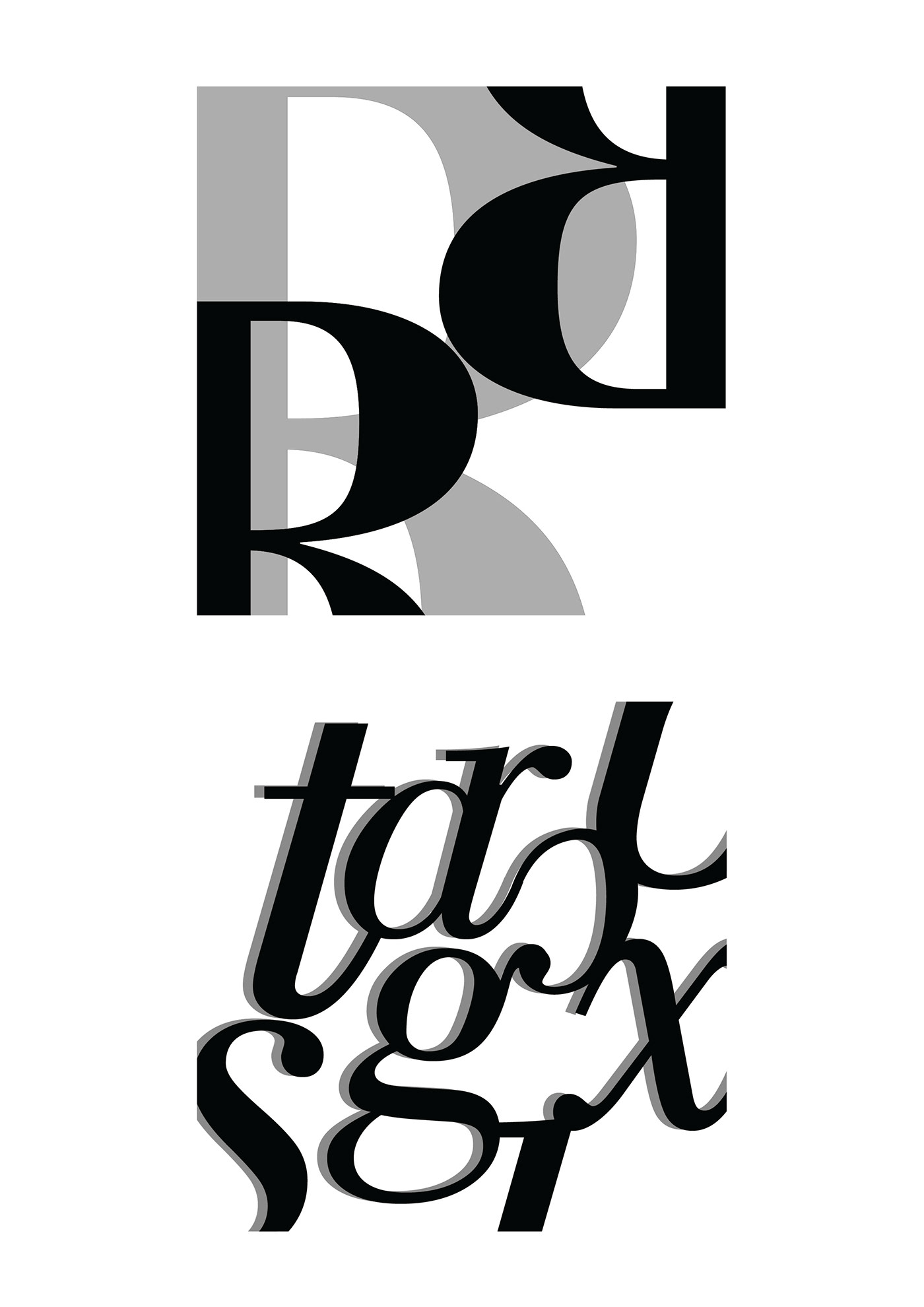 Typeface typography   bodoni fontstudy Script