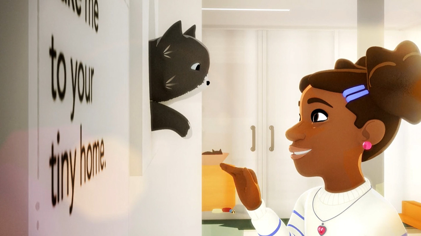 3d animation animation  cats Character design  character development charity ILLUSTRATION  set design  short