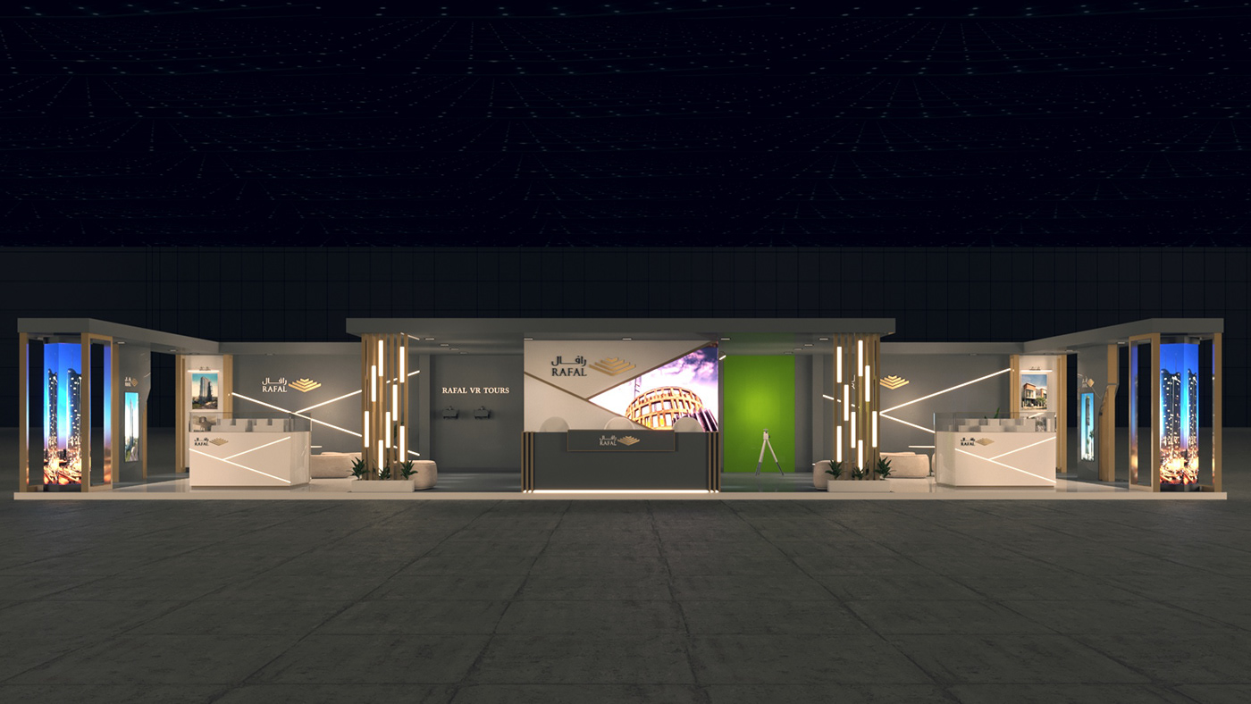 booth design design Exhibition  Booth Rendering 3dmax corona rendering Interactive Screens booths graphics vr