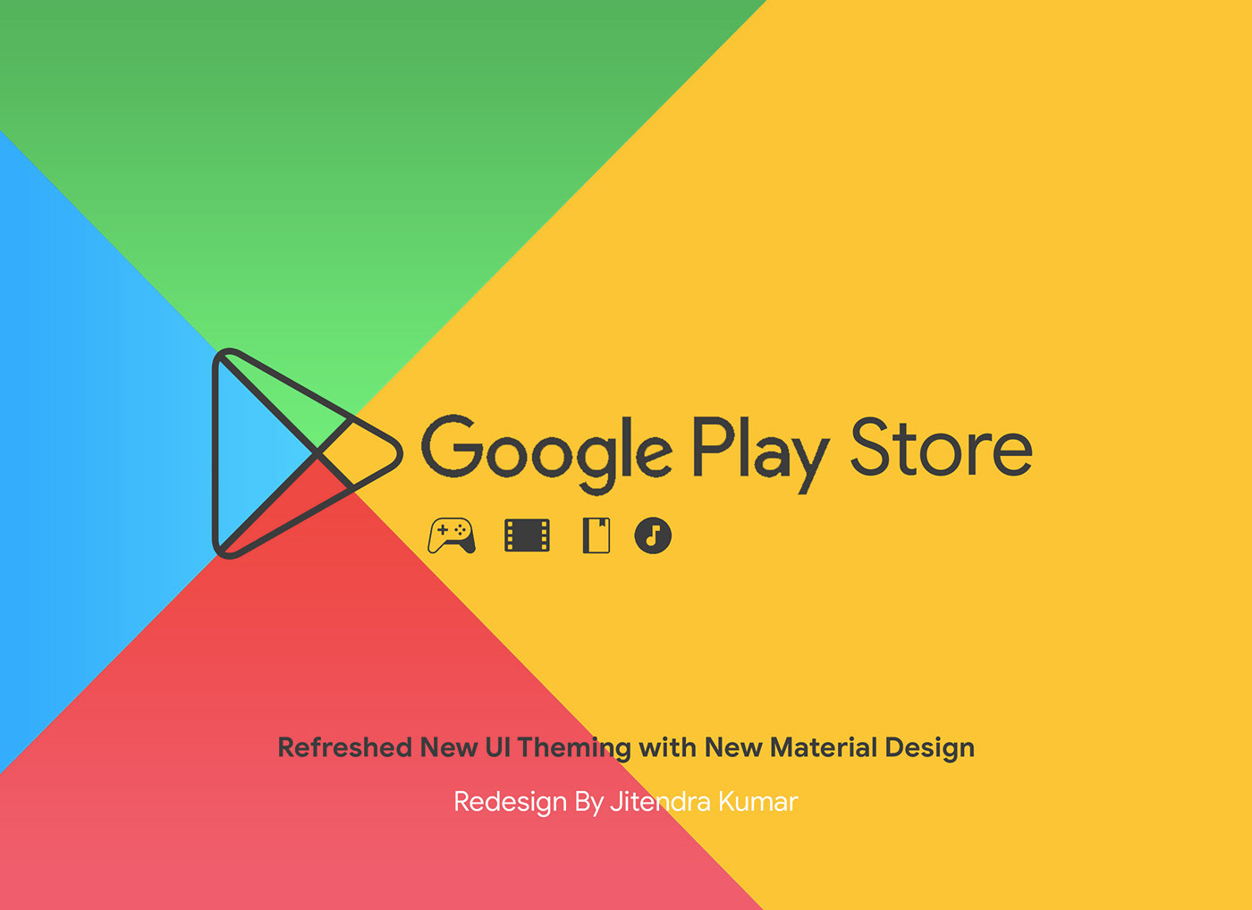 Google Design play store app development app design Android App Development app redesign concept design UI ux