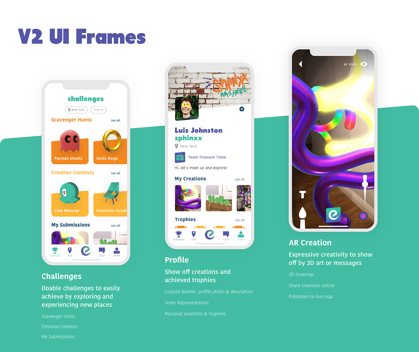 app app design AR ar drawing ar game Game App graphic design  Mobile app SJSU UI/UX