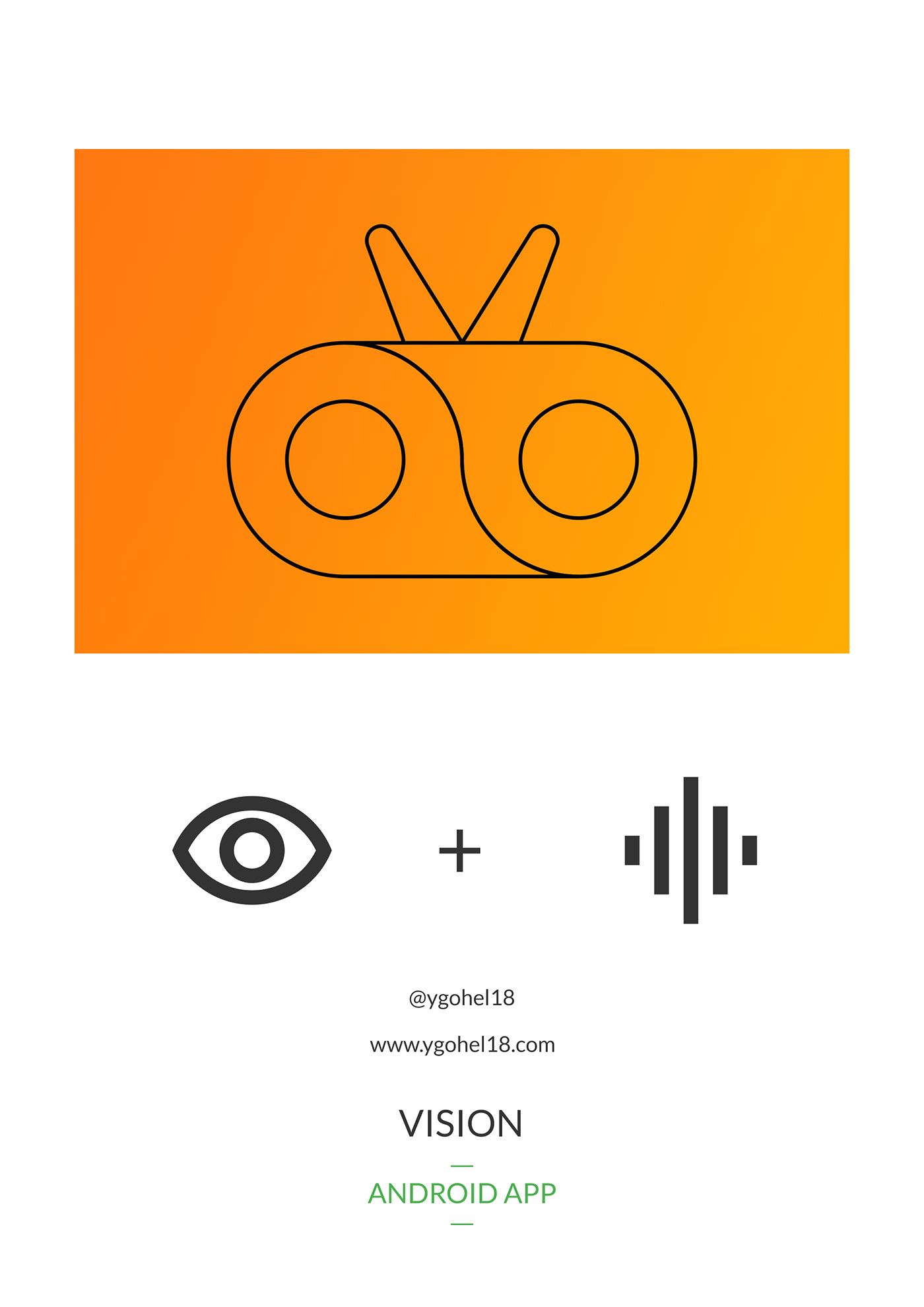 analog android androidapp androidicon appicon branding  concept design eye googleplay