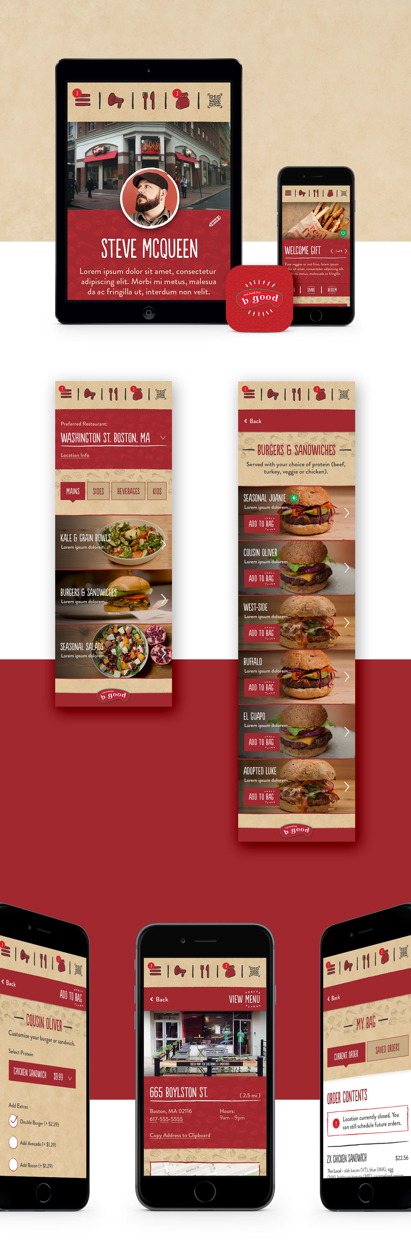 Adobe Portfolio application Food  Helathy Food drawings food app illustrations pattern hand render