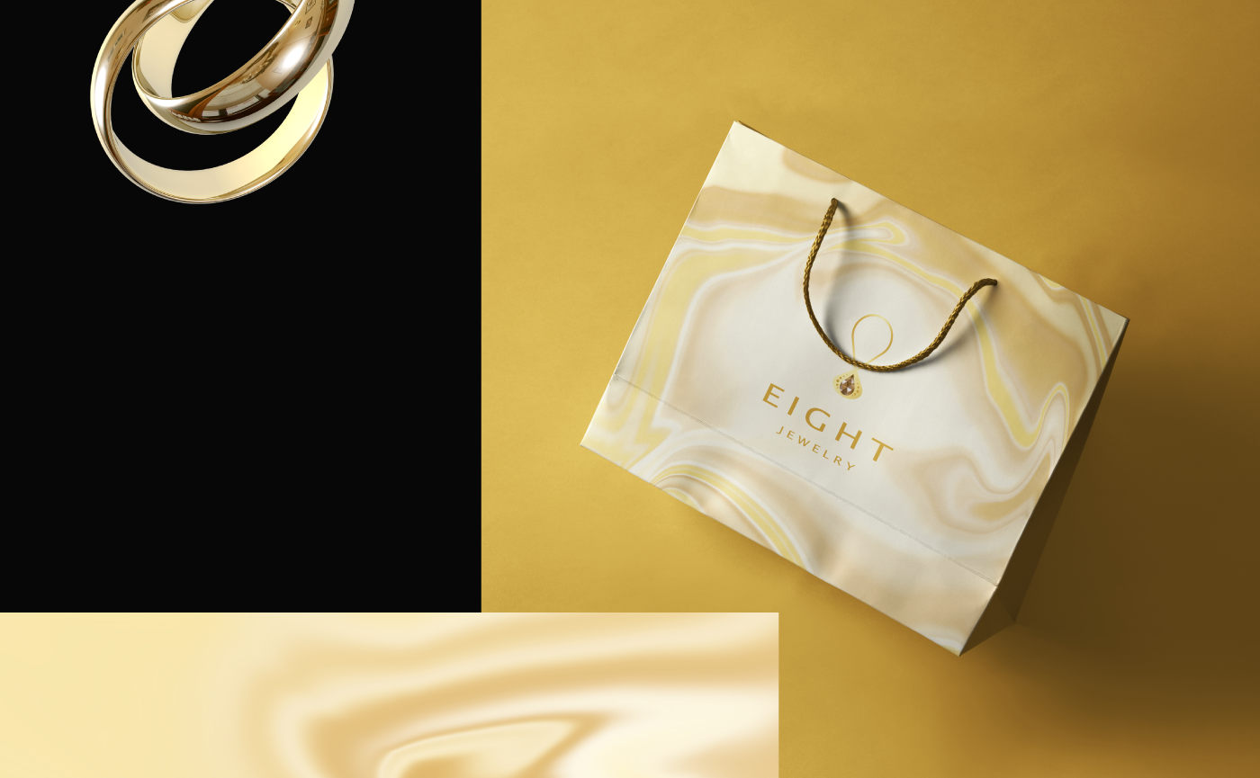 jewelry luxury gold golden diamond  metal branding  brand identity Brand Design logo
