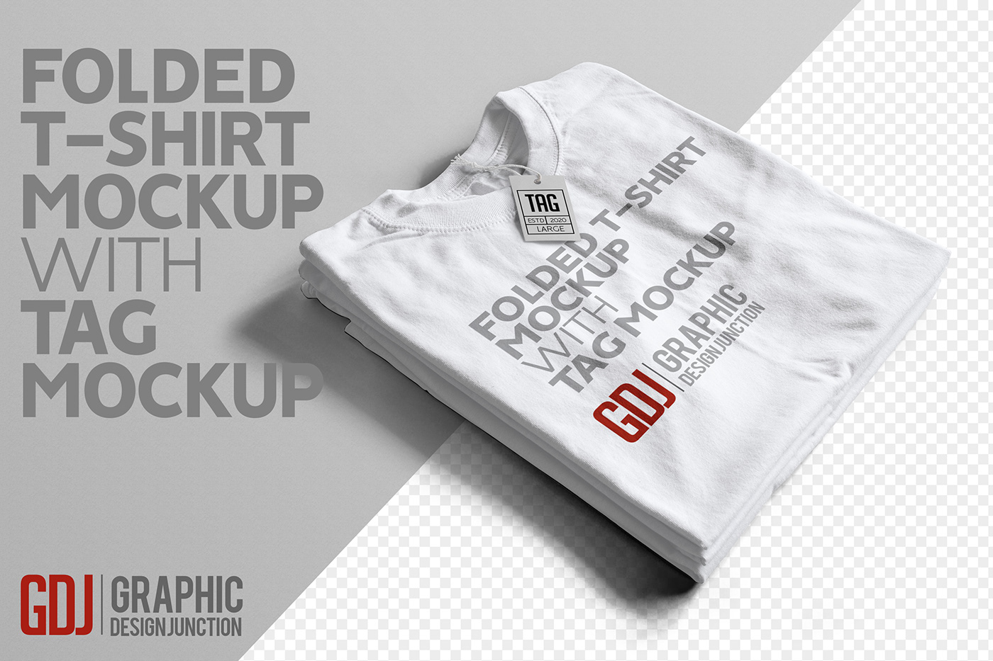 Download Free Folded T-Shirt Mockup Template on Behance