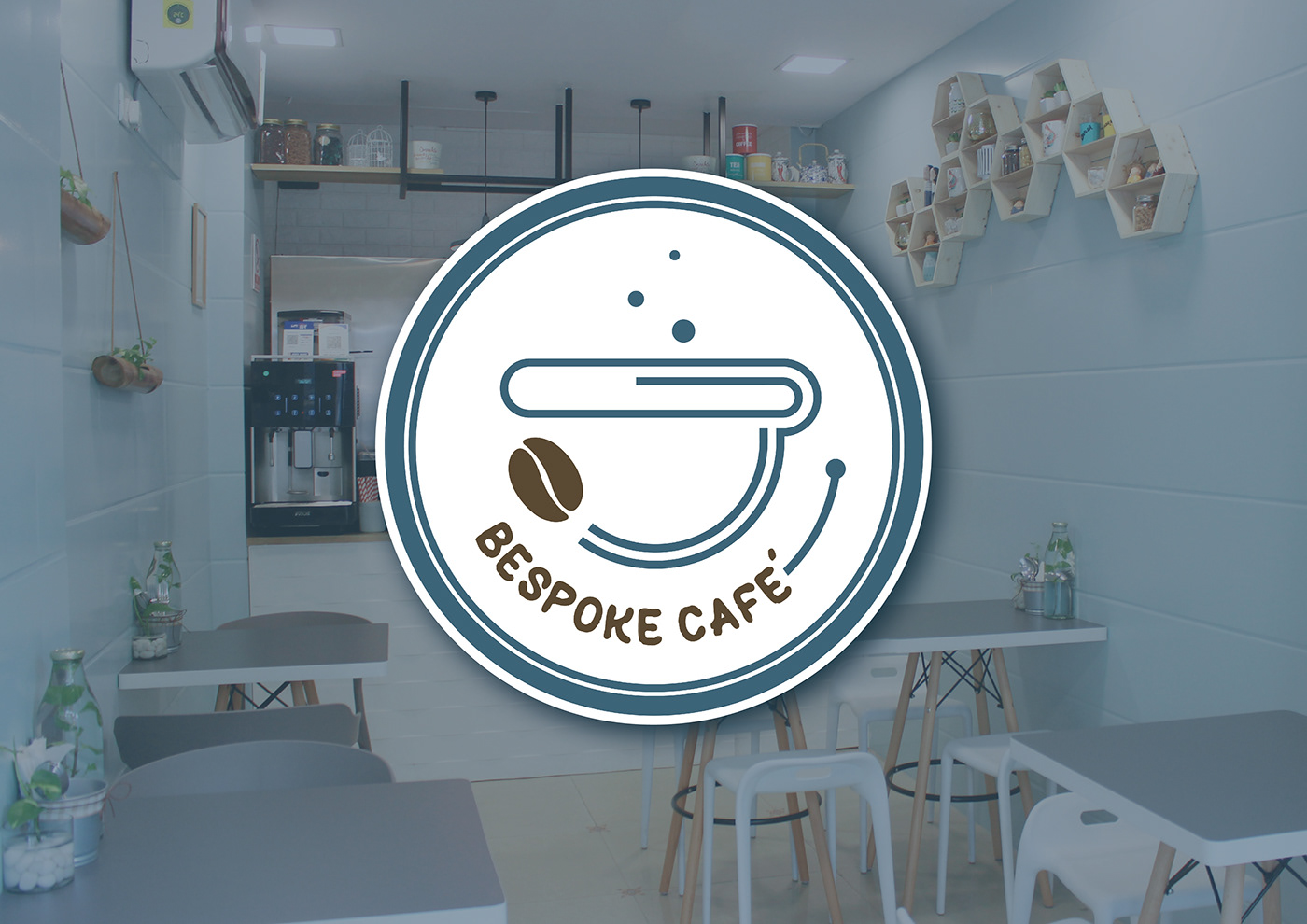 branding  cafe graphics identity Interior logo