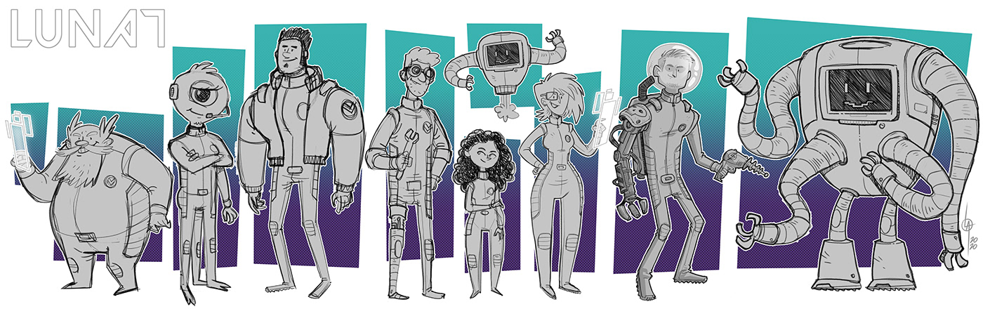 comics quadrinhos personagem Character design  cartoon concept art fantasy Space  spaceship alien