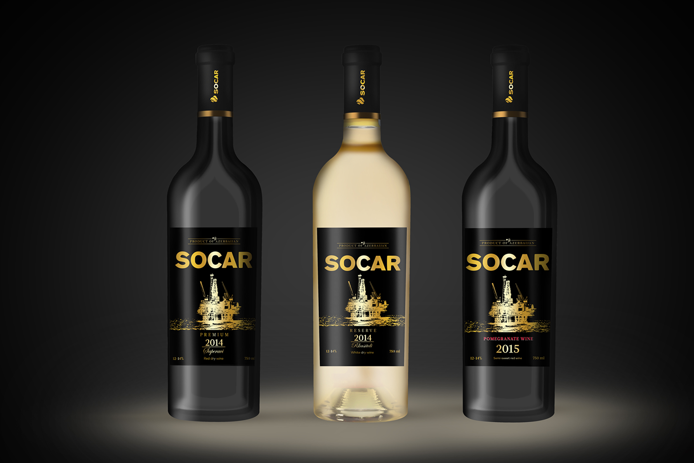 wine Label package SOCAR premium design art direction  Advertising  alchohol wine design