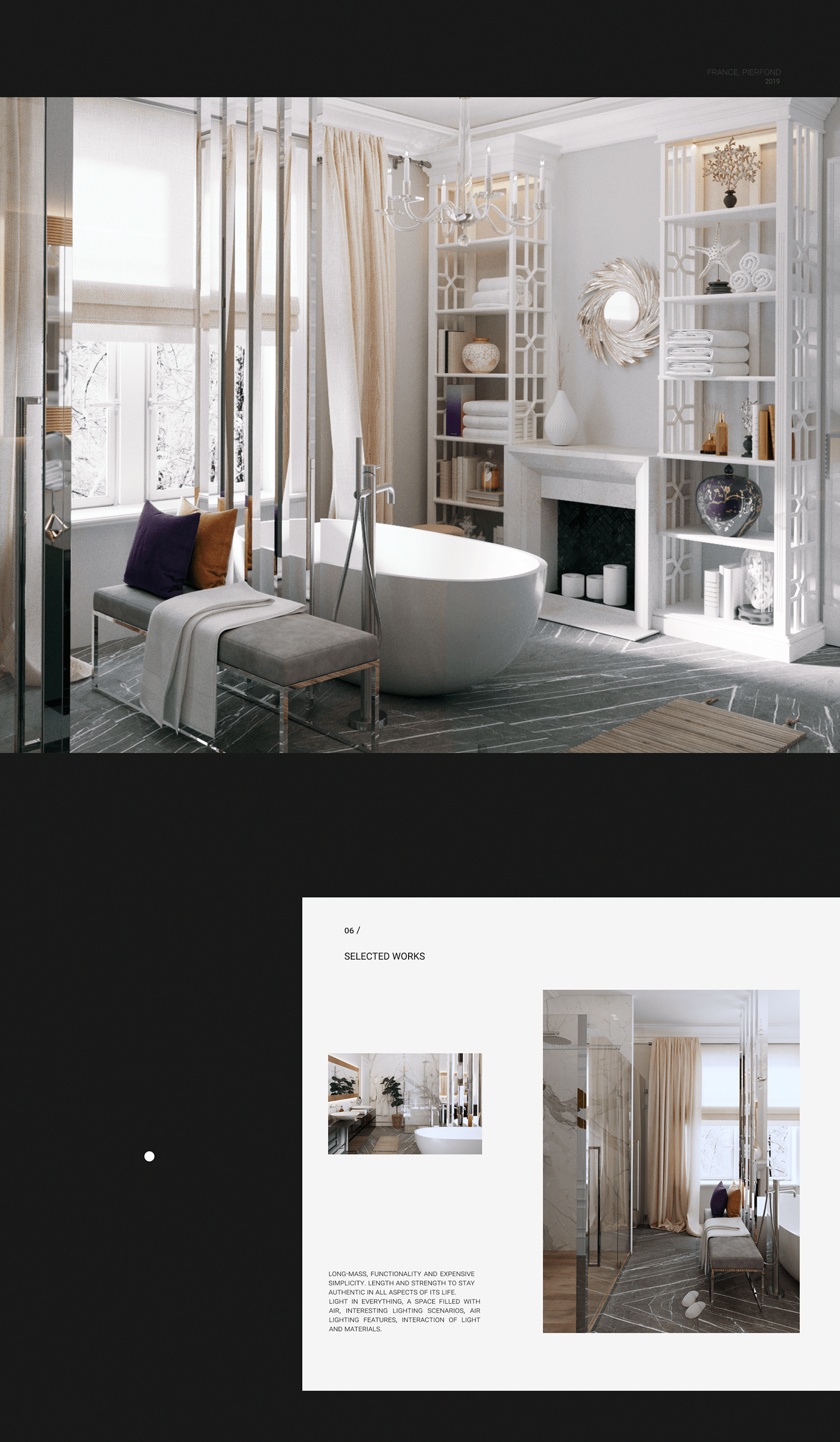case design Create dark theme design interior design  landing ui ux Web Design  web interface web site