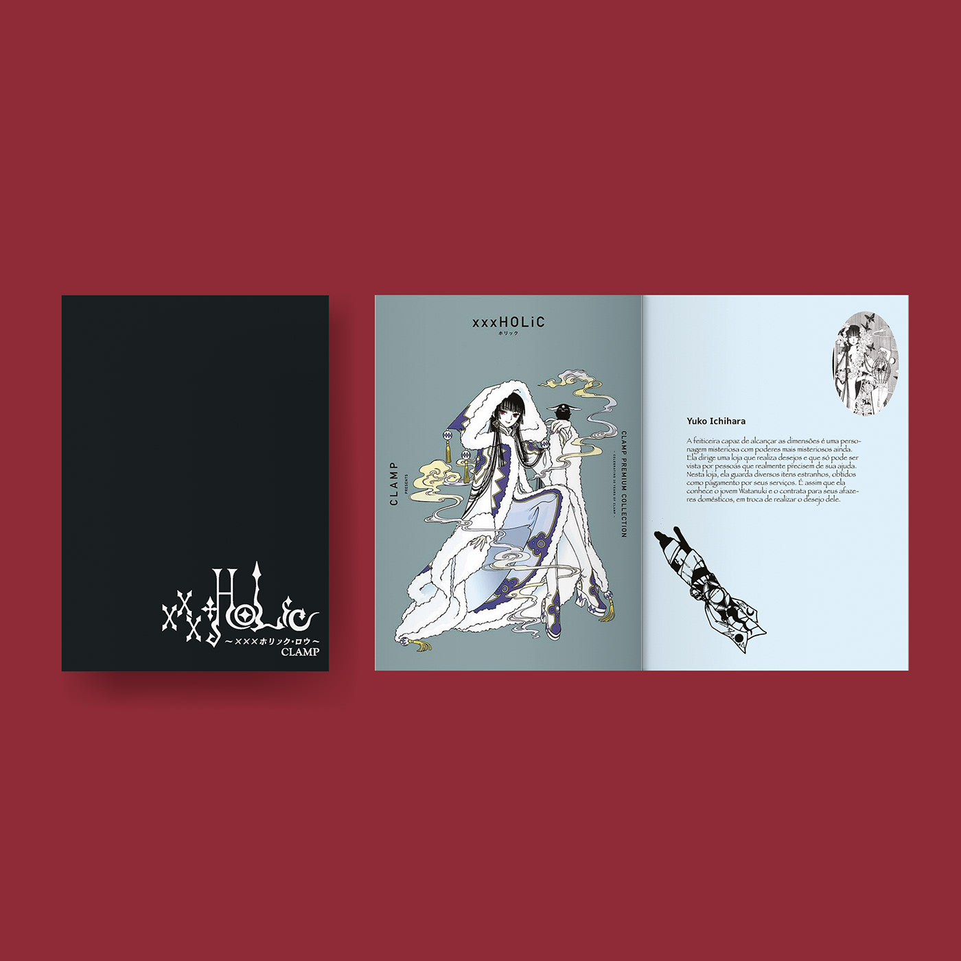 design editorial Graphic Designer editorial design  clamp anime manga ILLUSTRATION 